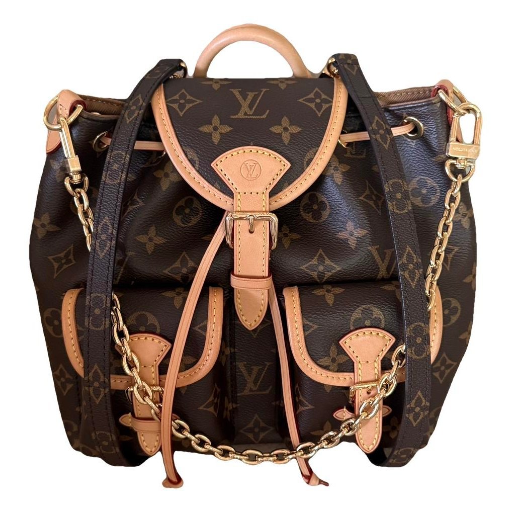 Leather backpack