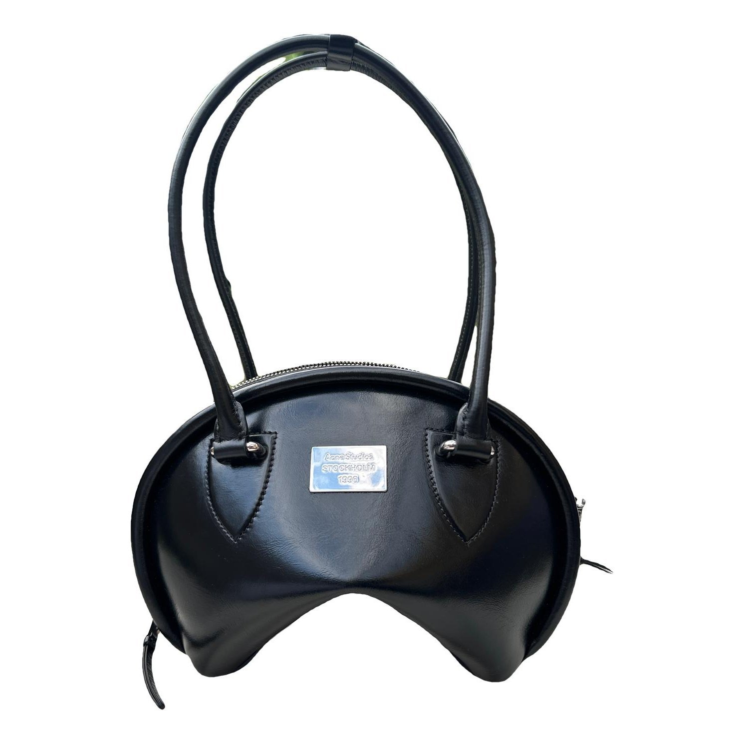 Leather bowling bag