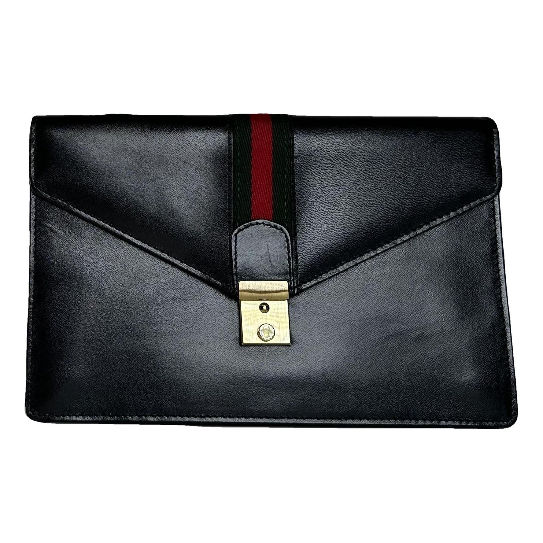 Marmont leather clutch bag