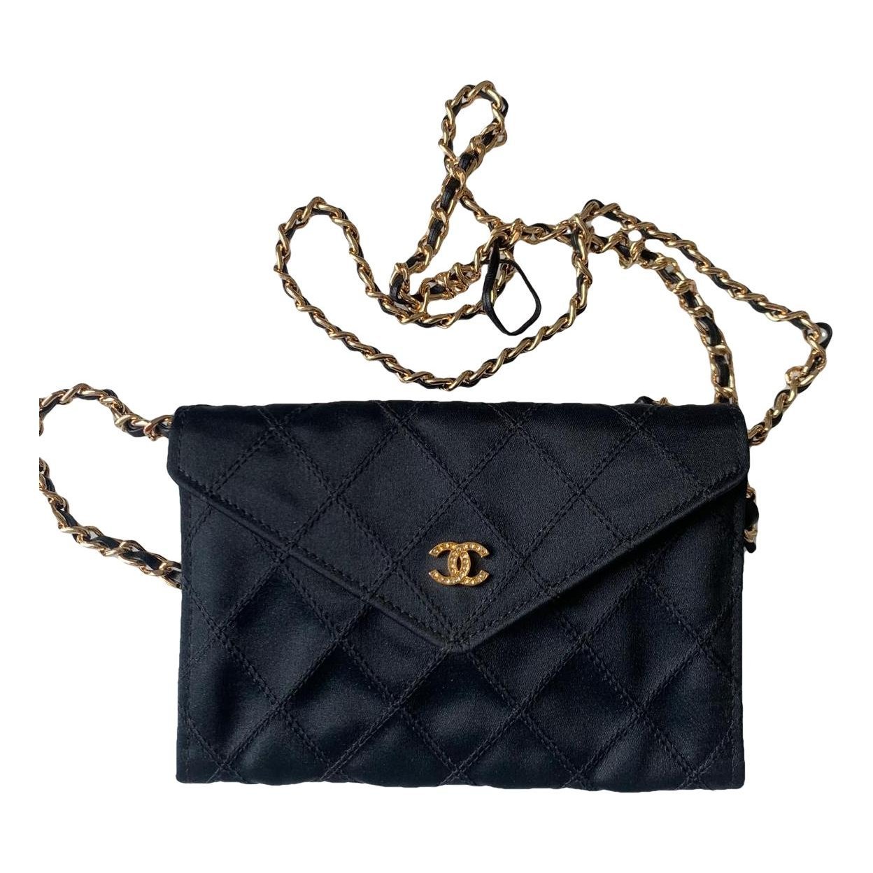 Silk clutch bag