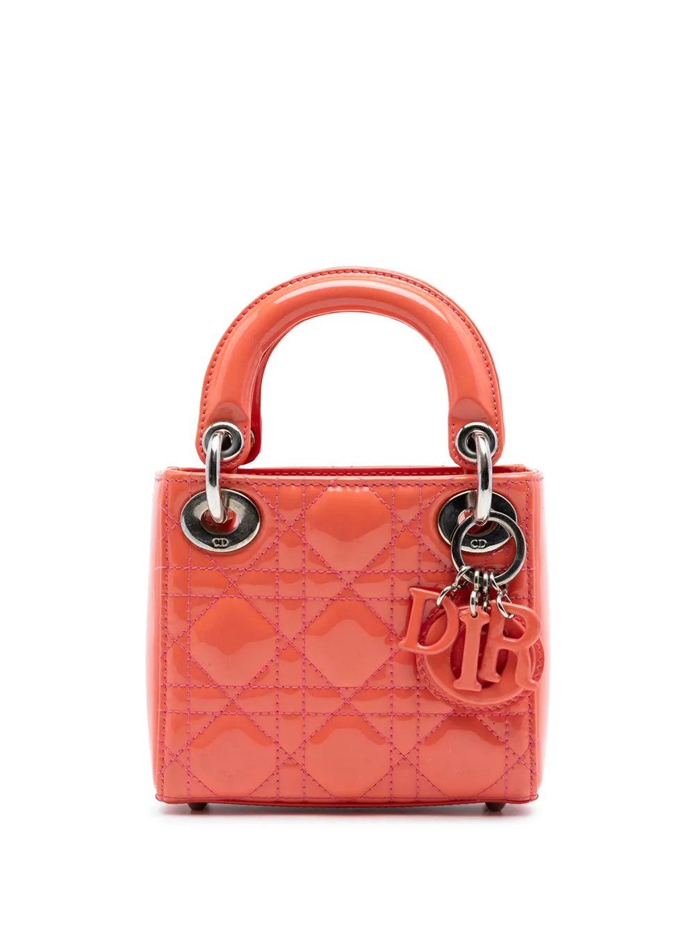 2016 Micro Patent Cannage Lady Dior satchel