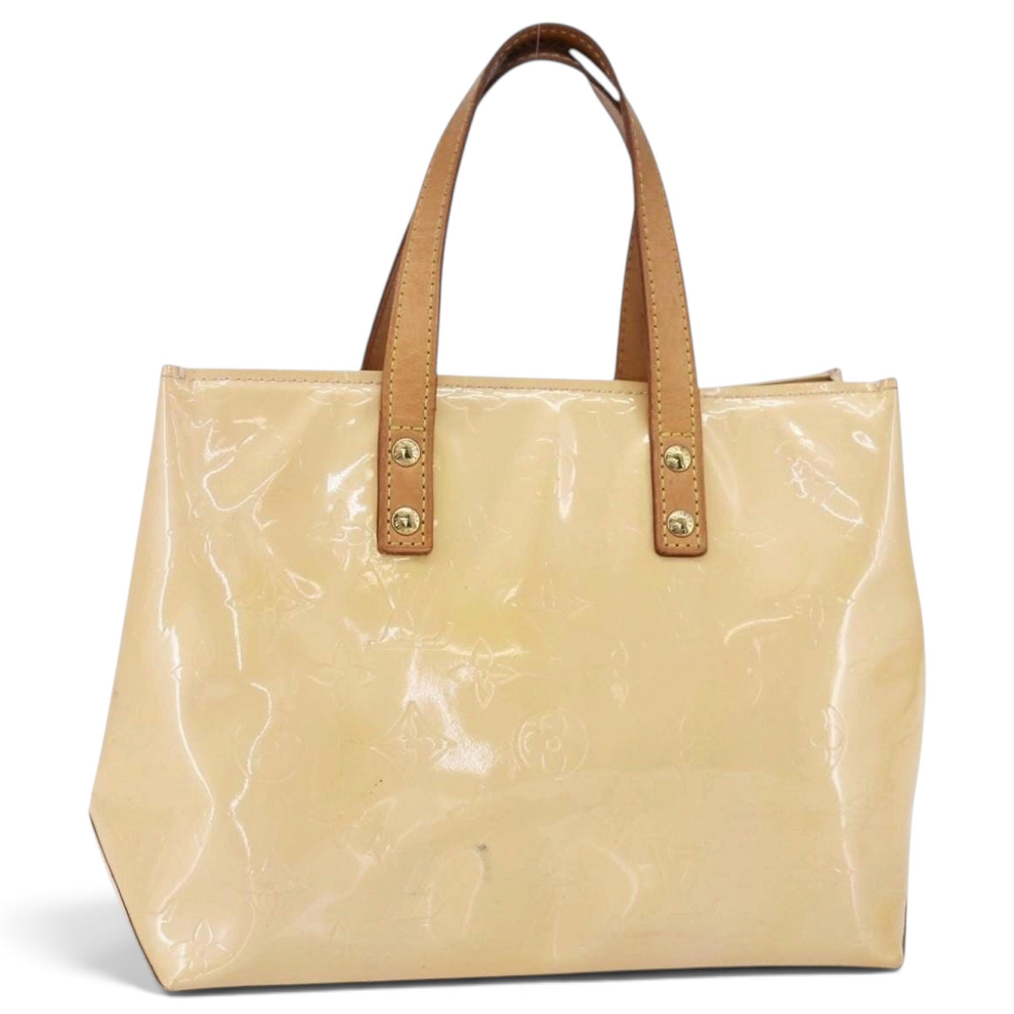 Patent leather handbag