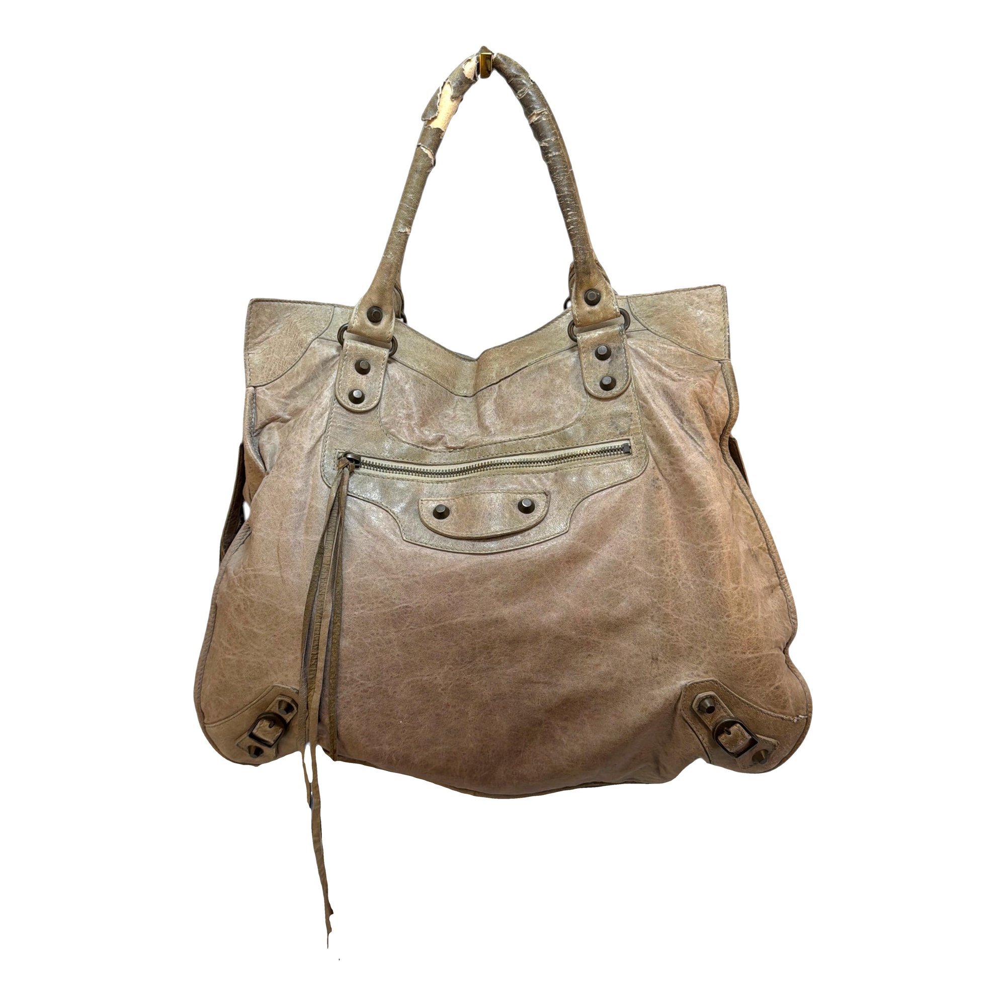 Leather handbag