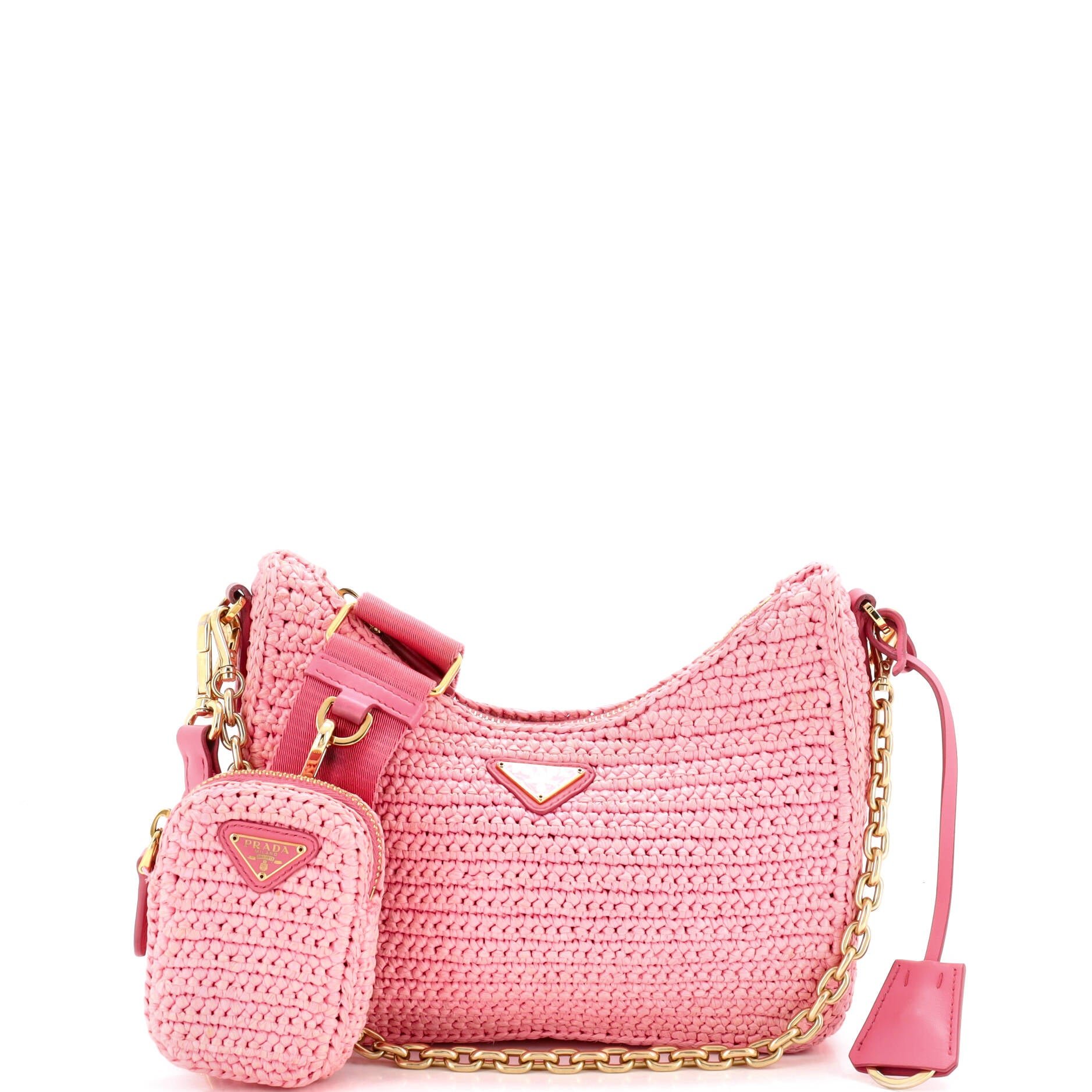 Re-Edition 2005 Shoulder Bag Raffia Small