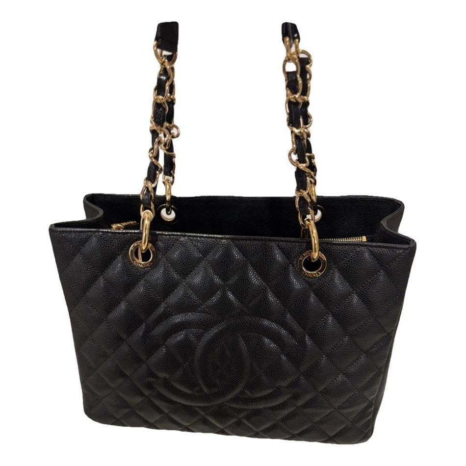 Grand shopping leather tote