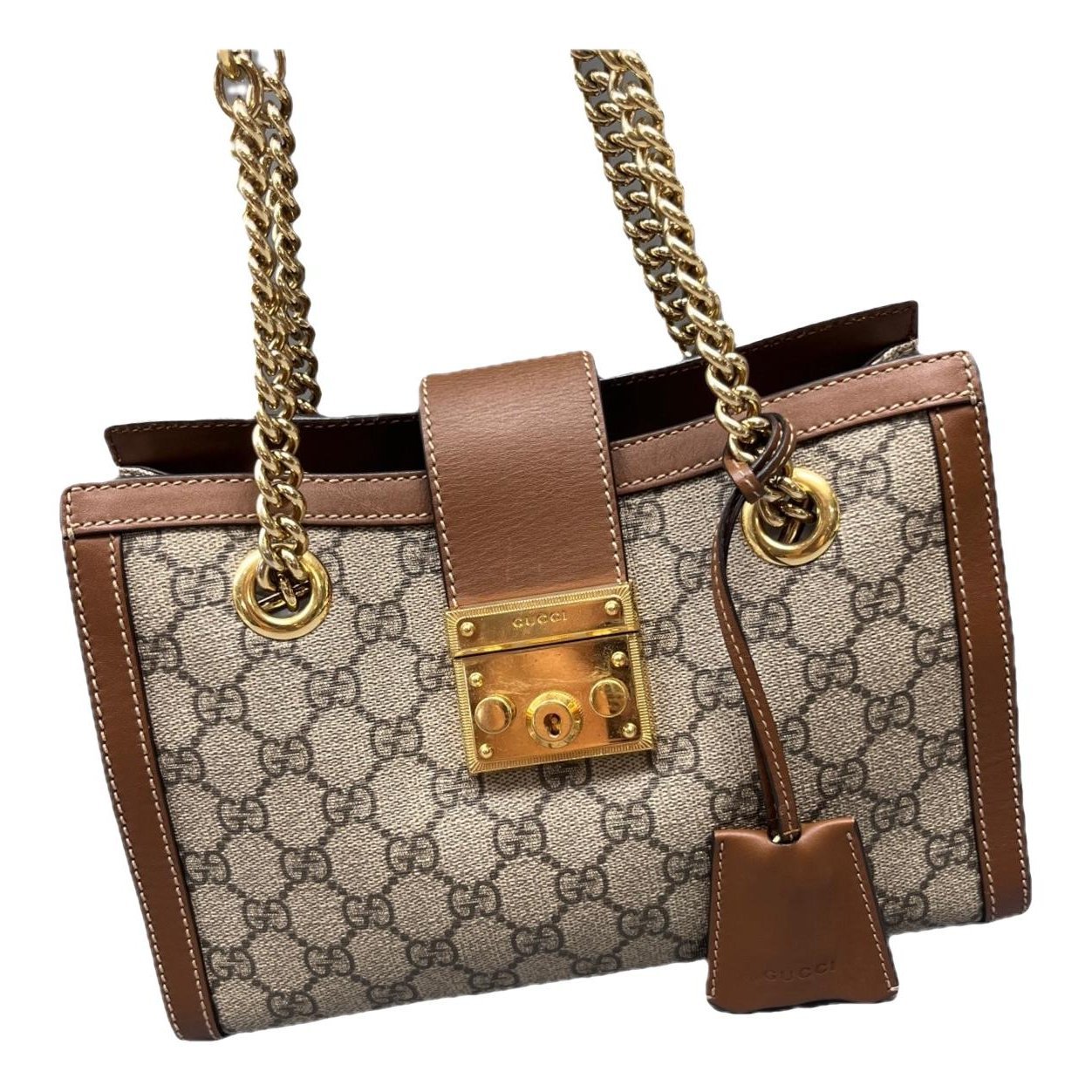 Padlock cloth handbag