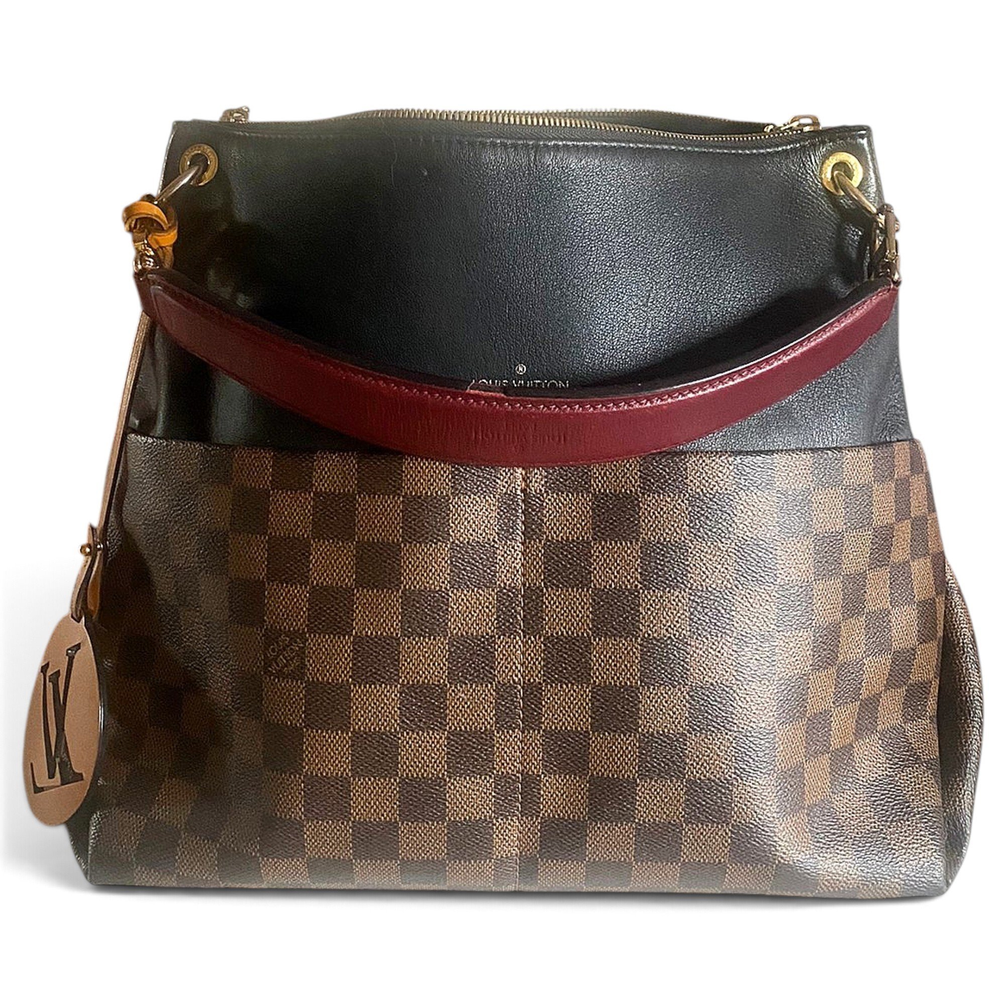 Maida leather handbag