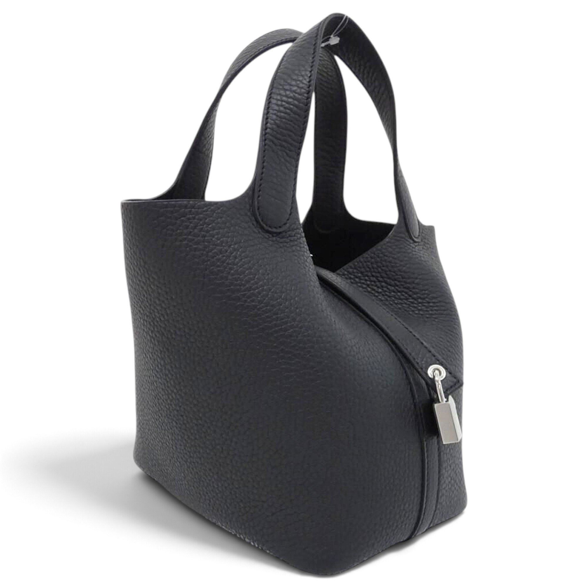 Picotin leather handbag