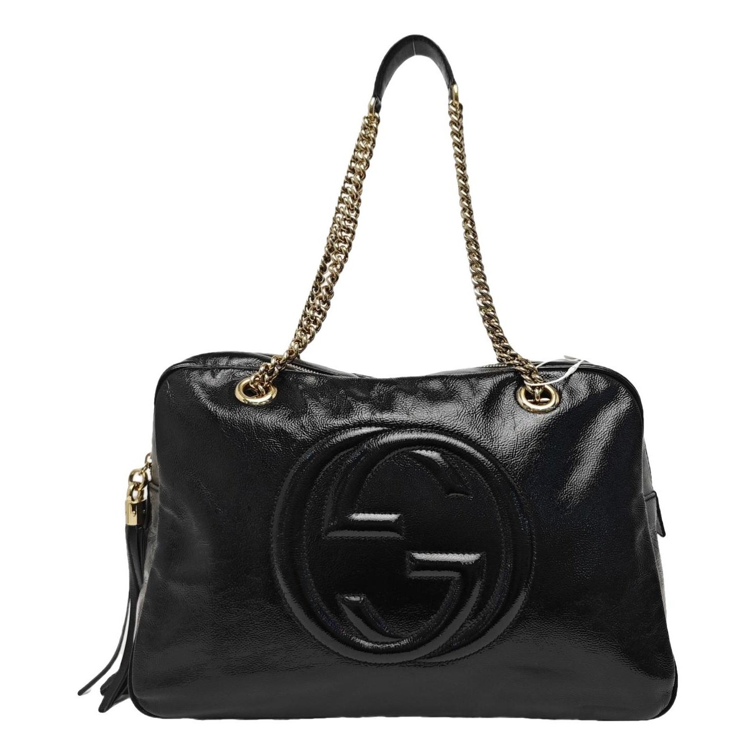 Soho patent leather handbag
