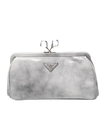 Spazzolato Leather Clutch