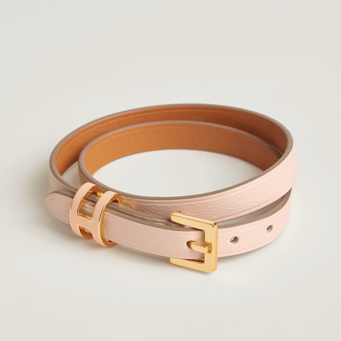 Rose Églantine Pop H Double Tour Bracelet