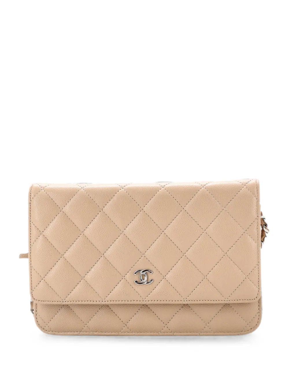 Wallet on Chain Quilted Caviar crossbody bag