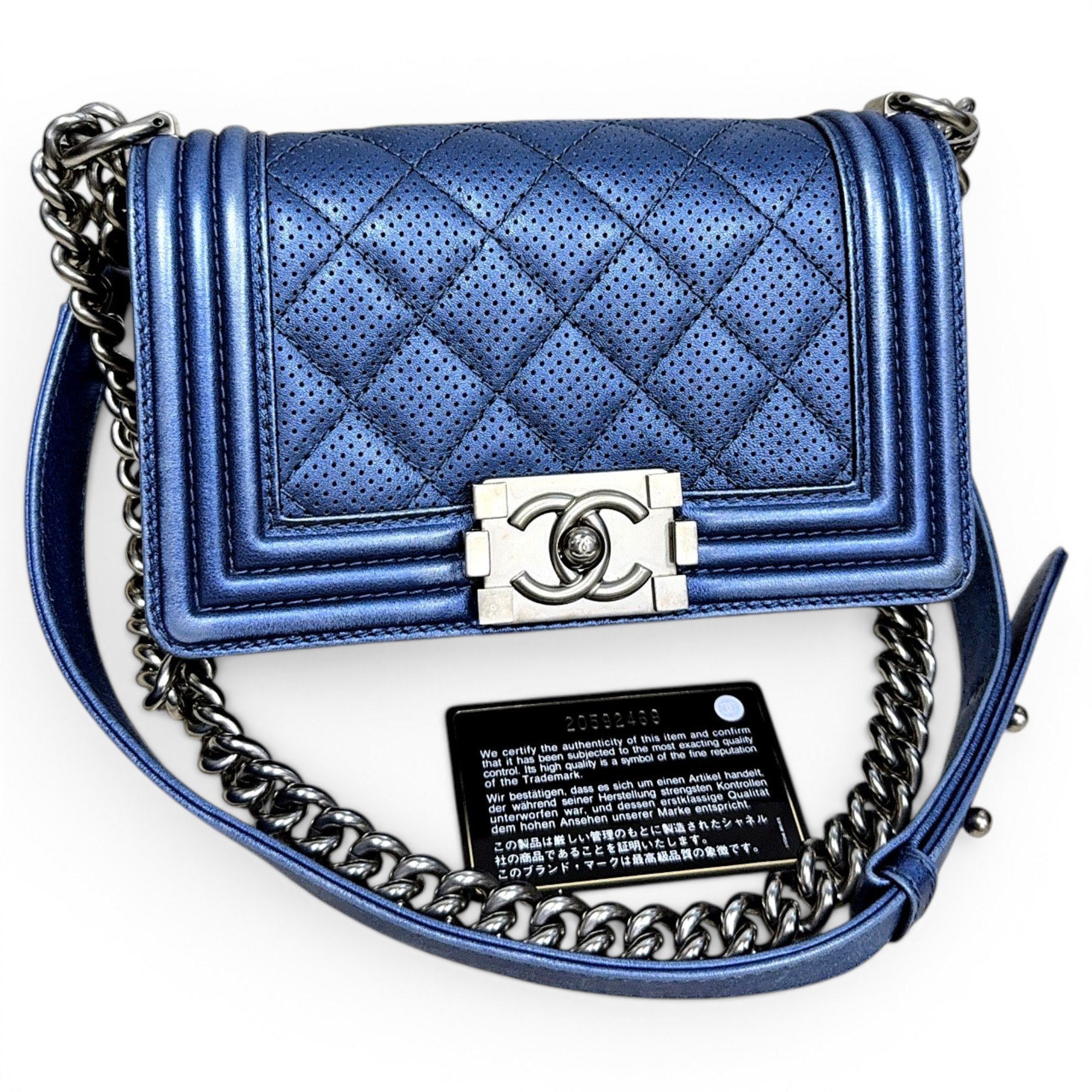 Boy leather crossbody bag