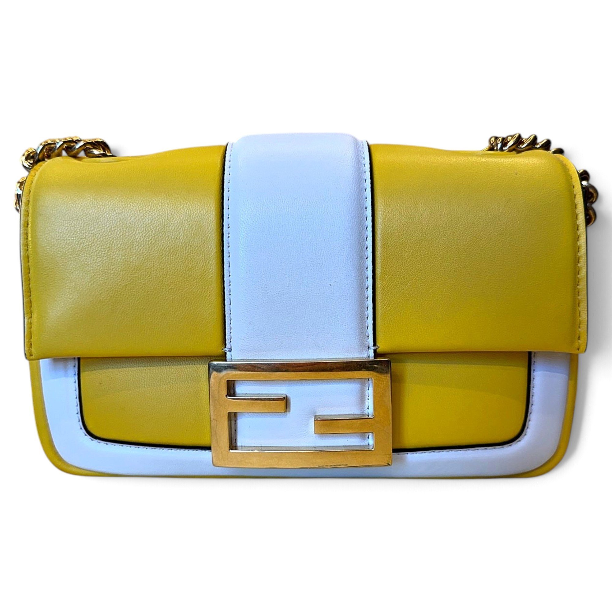 Baguette leather crossbody bag