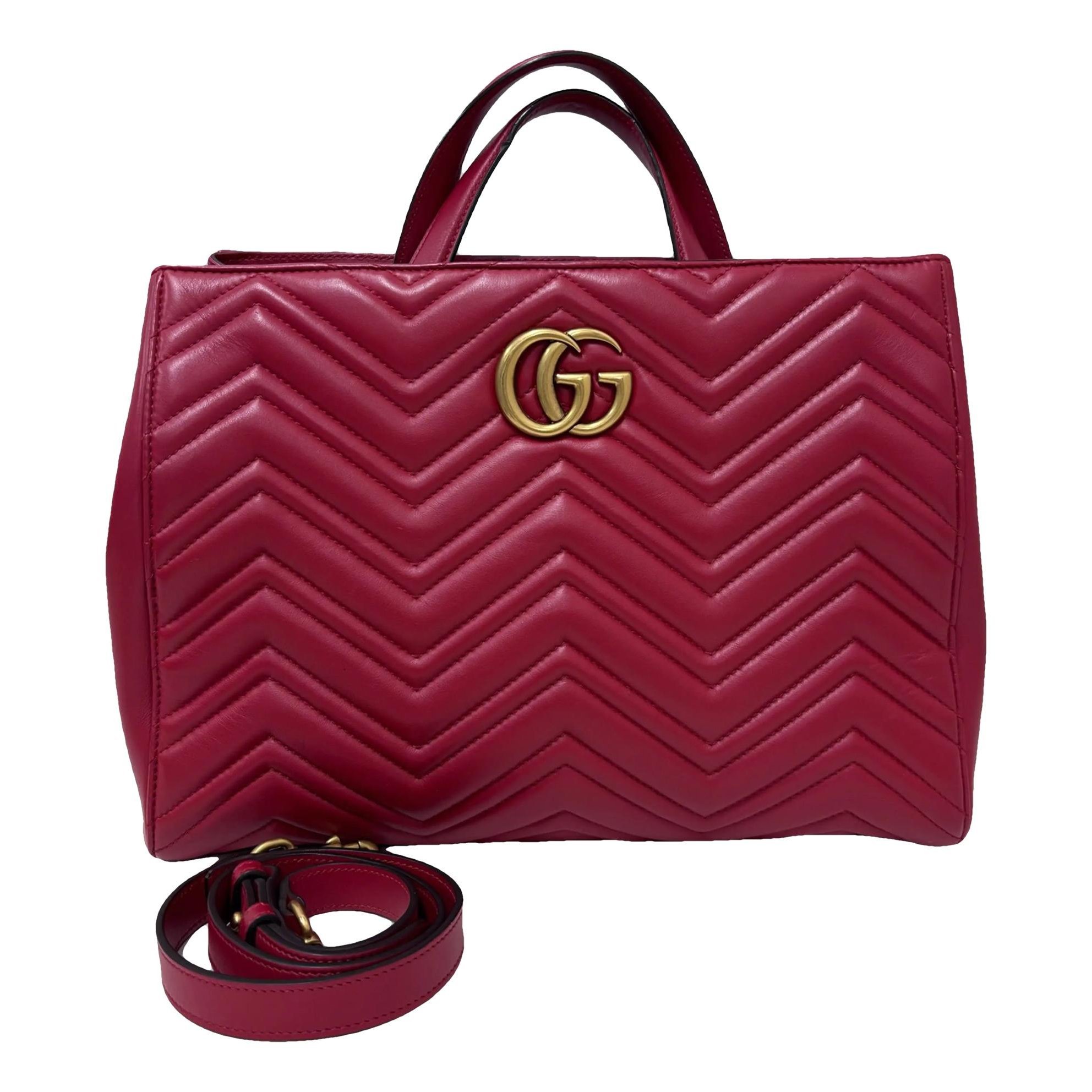 GG Marmont Shopping leather crossbody bag