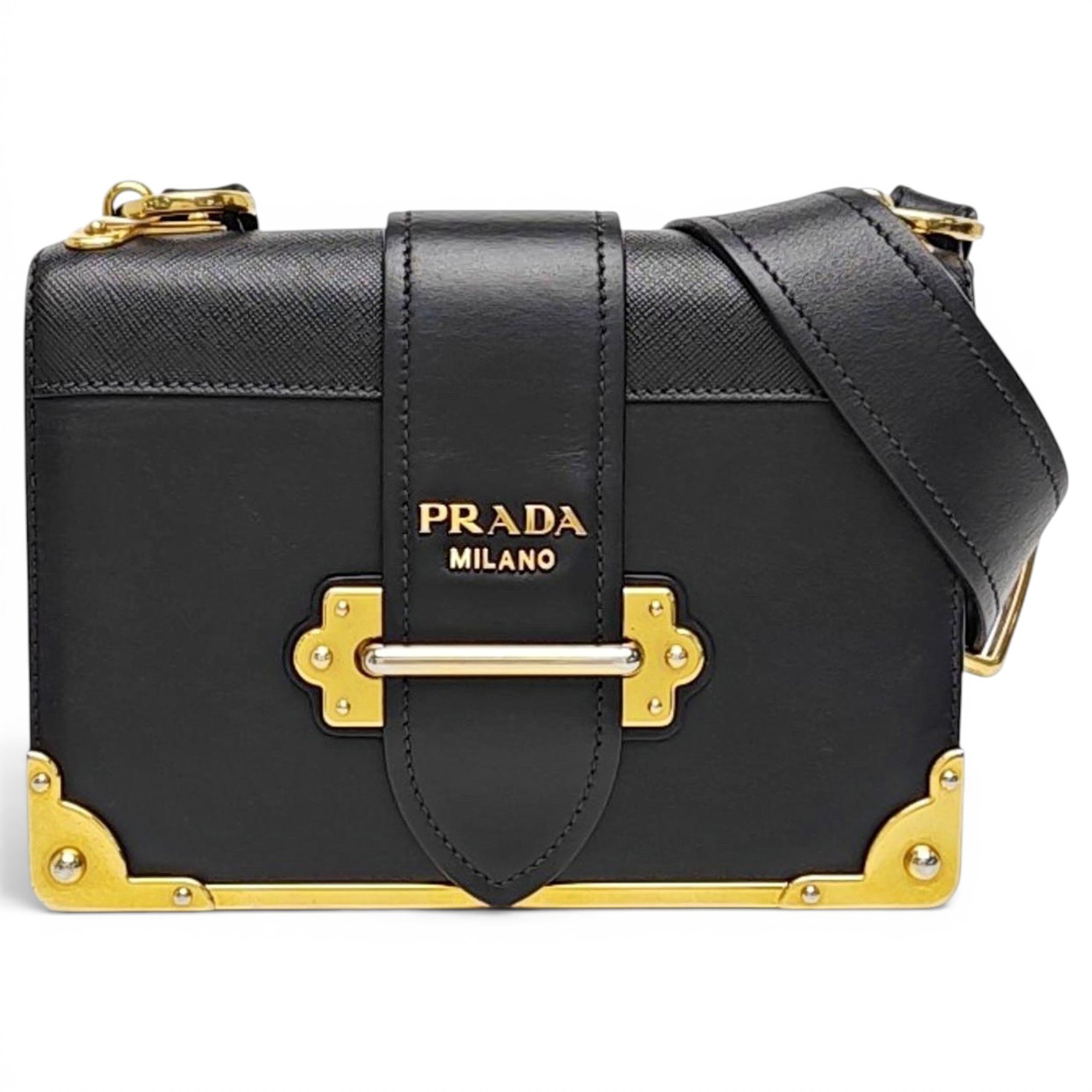 Cahier leather crossbody bag