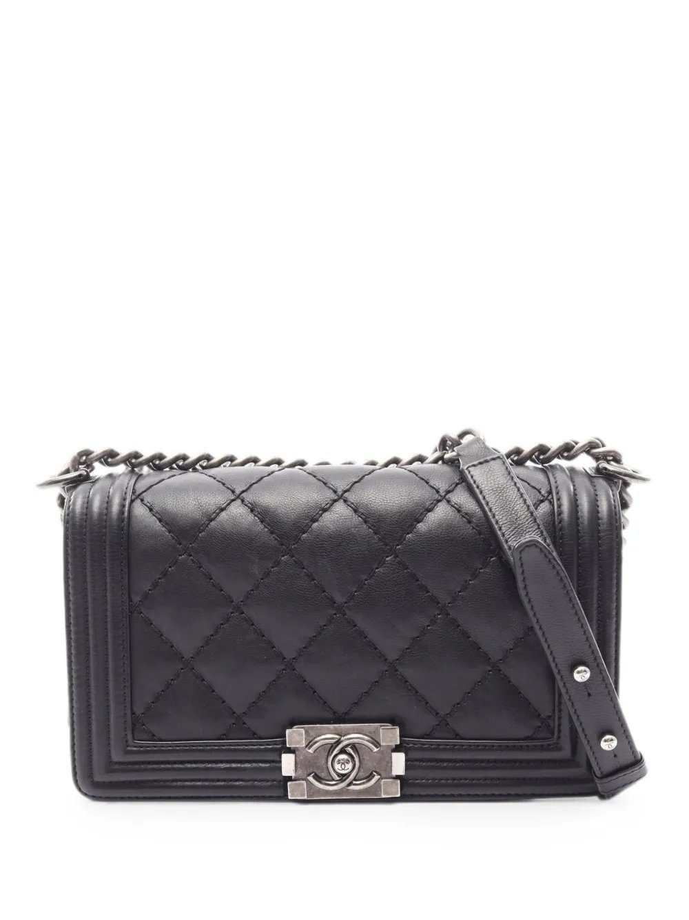 2013-2014 Boy diamond-quilted shoulder bag