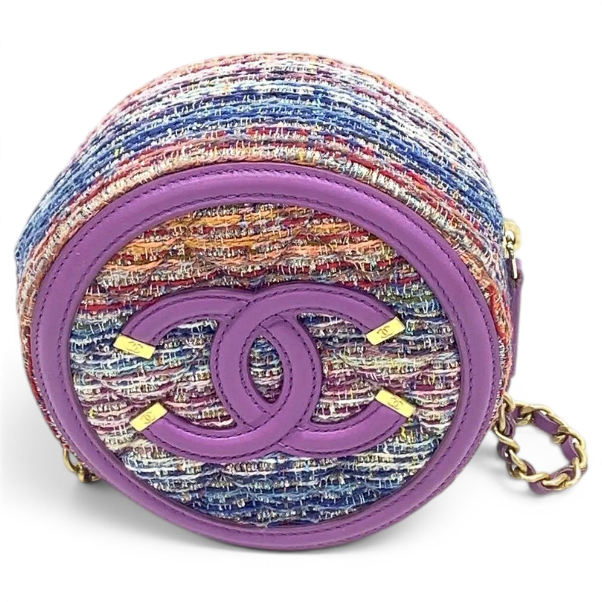 Vanity tweed handbag