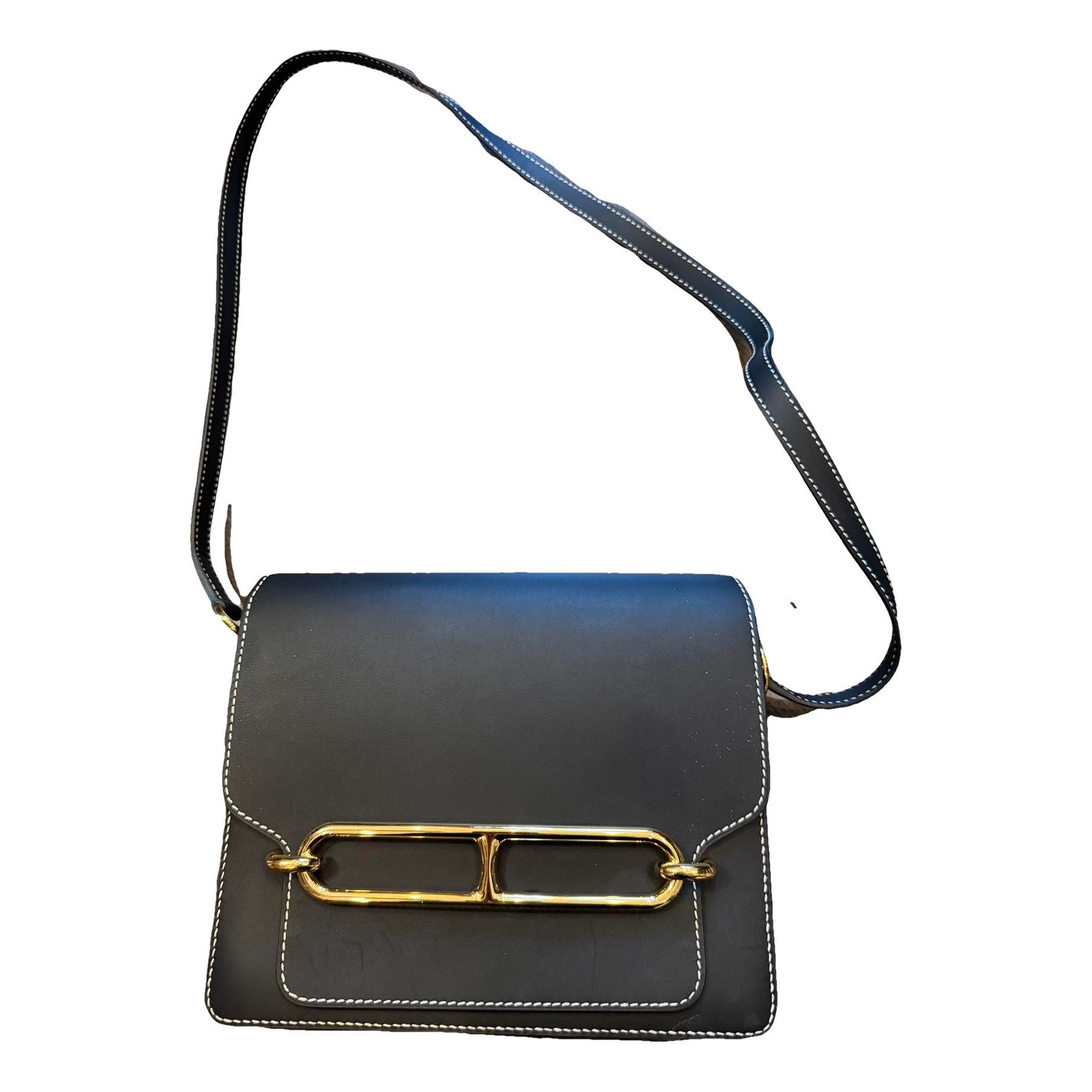 Roulis leather handbag