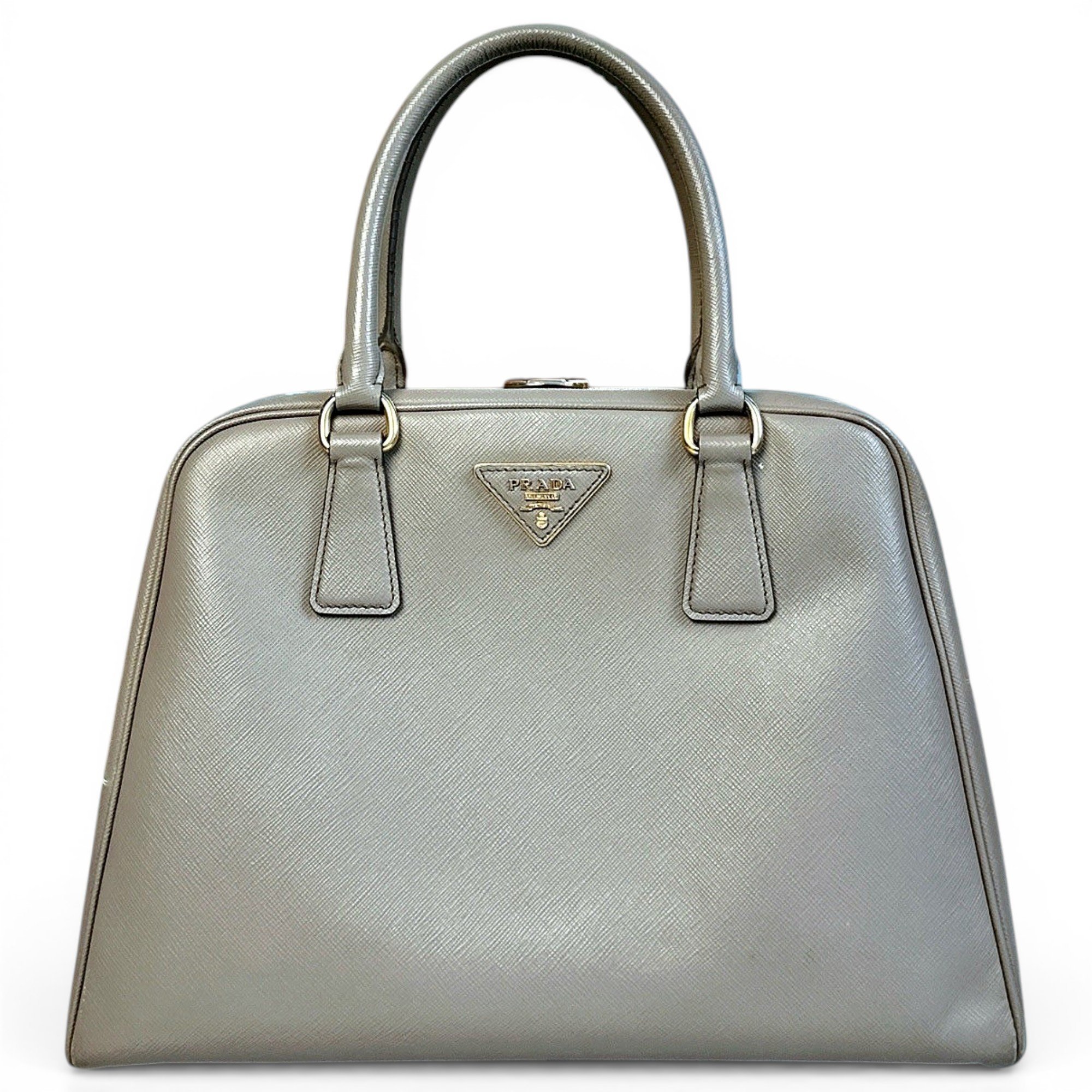 Promenade leather handbag