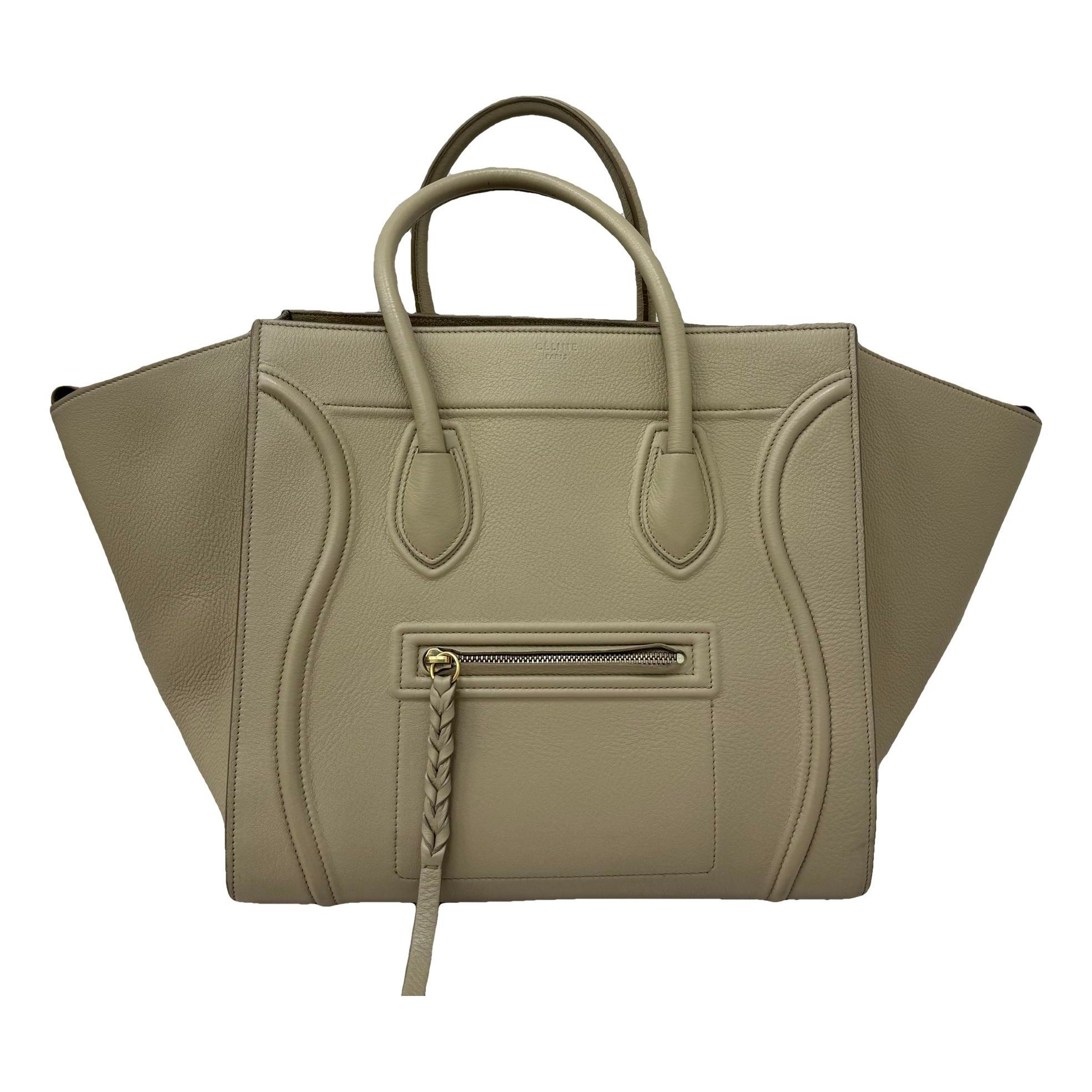 Celine Luggage Phantom leather handbag
