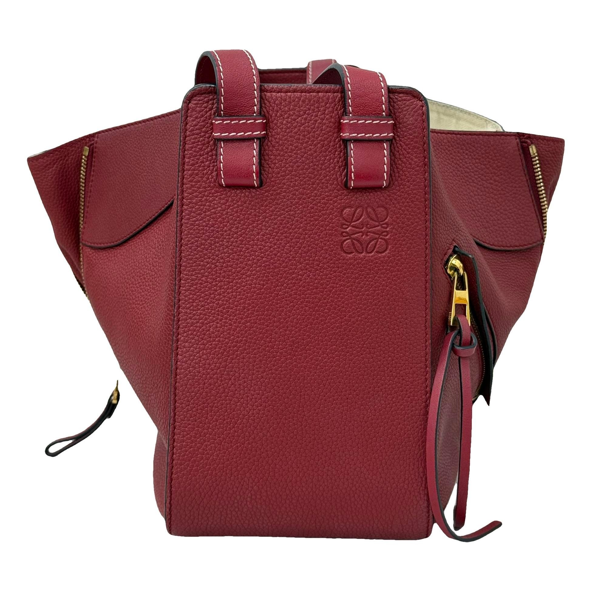 Hammock leather handbag