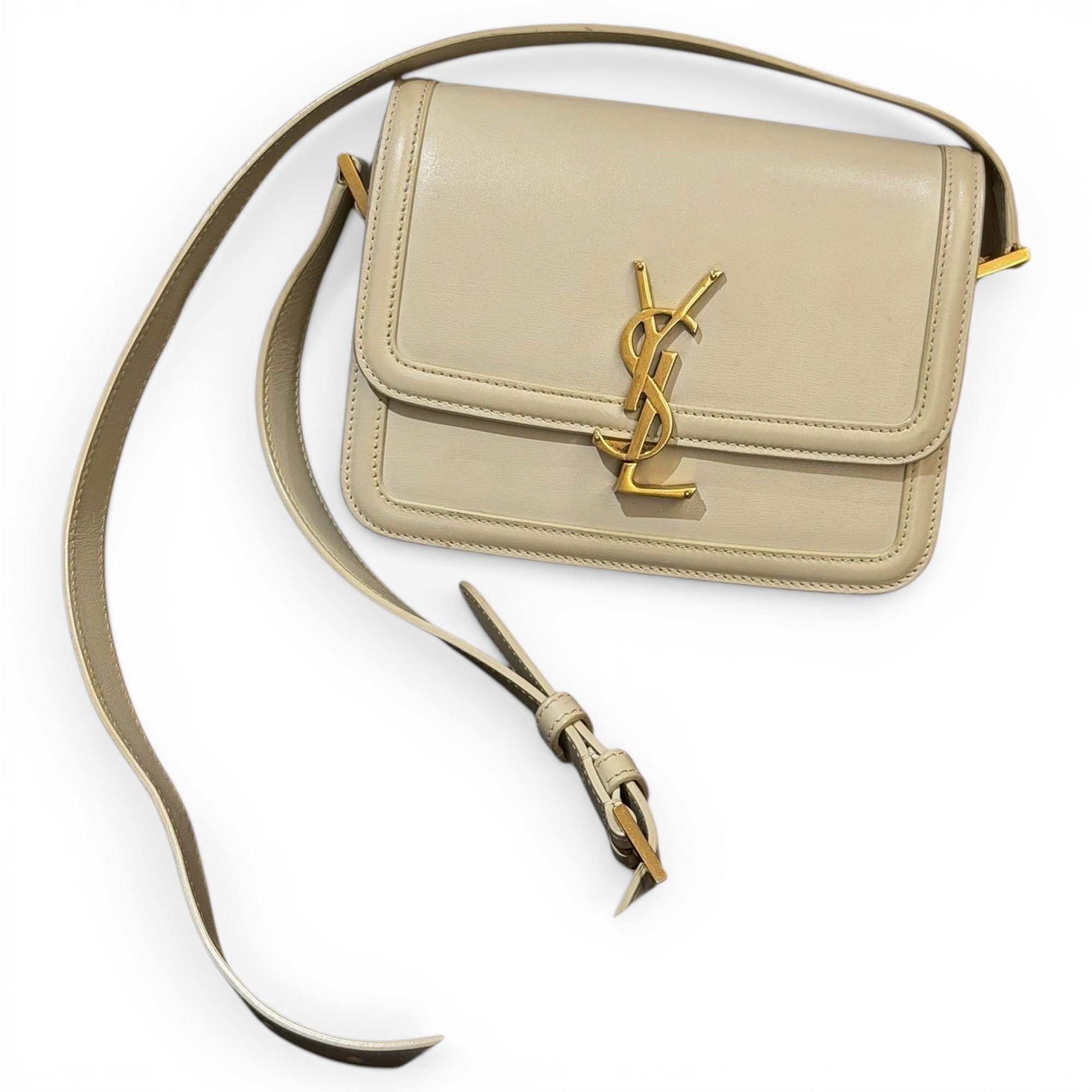 Solférino leather handbag