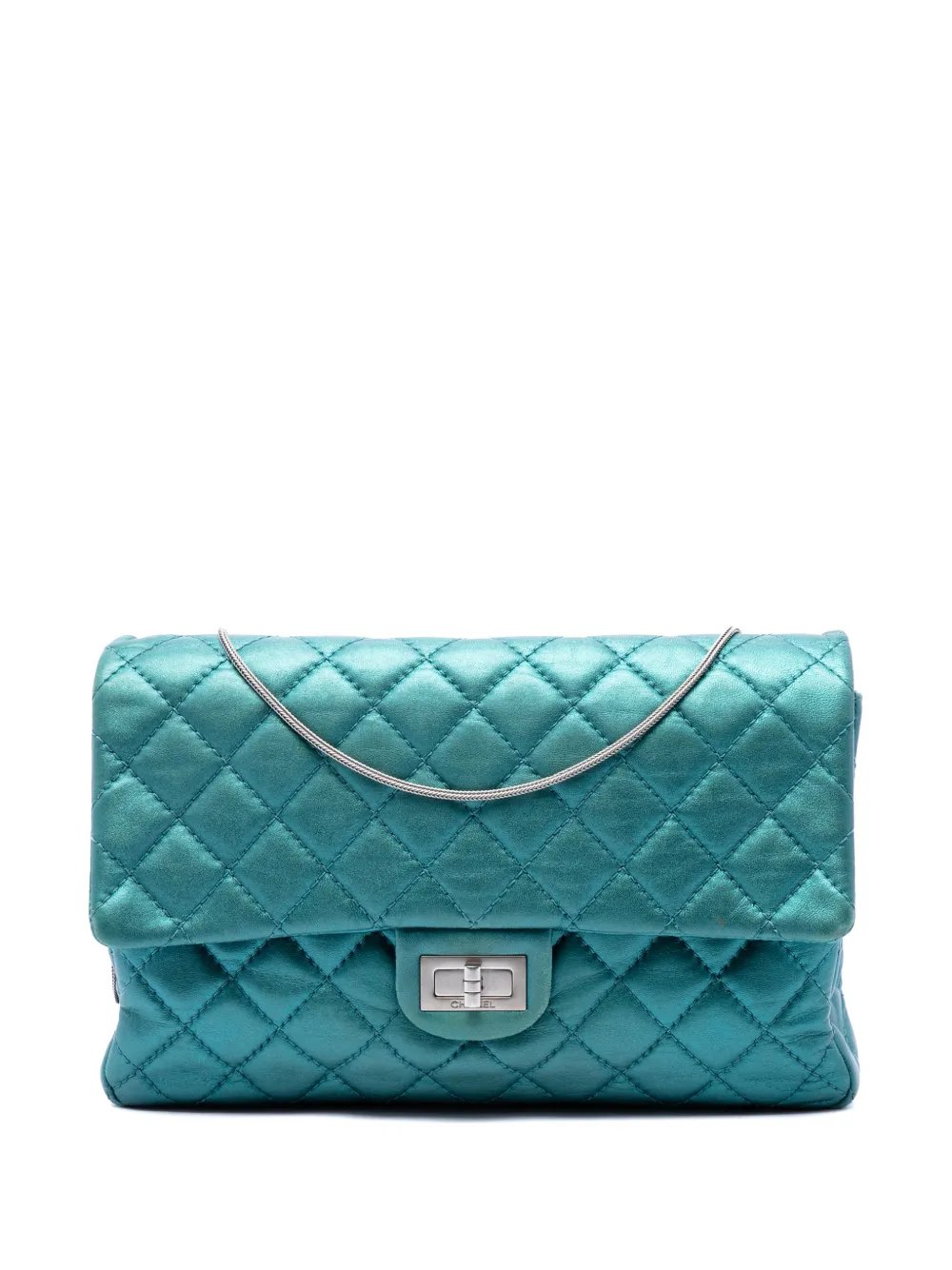 2008-2009 Quilted Metallic Calfskin Reissue 2.55 Flap 226 shoulder bag