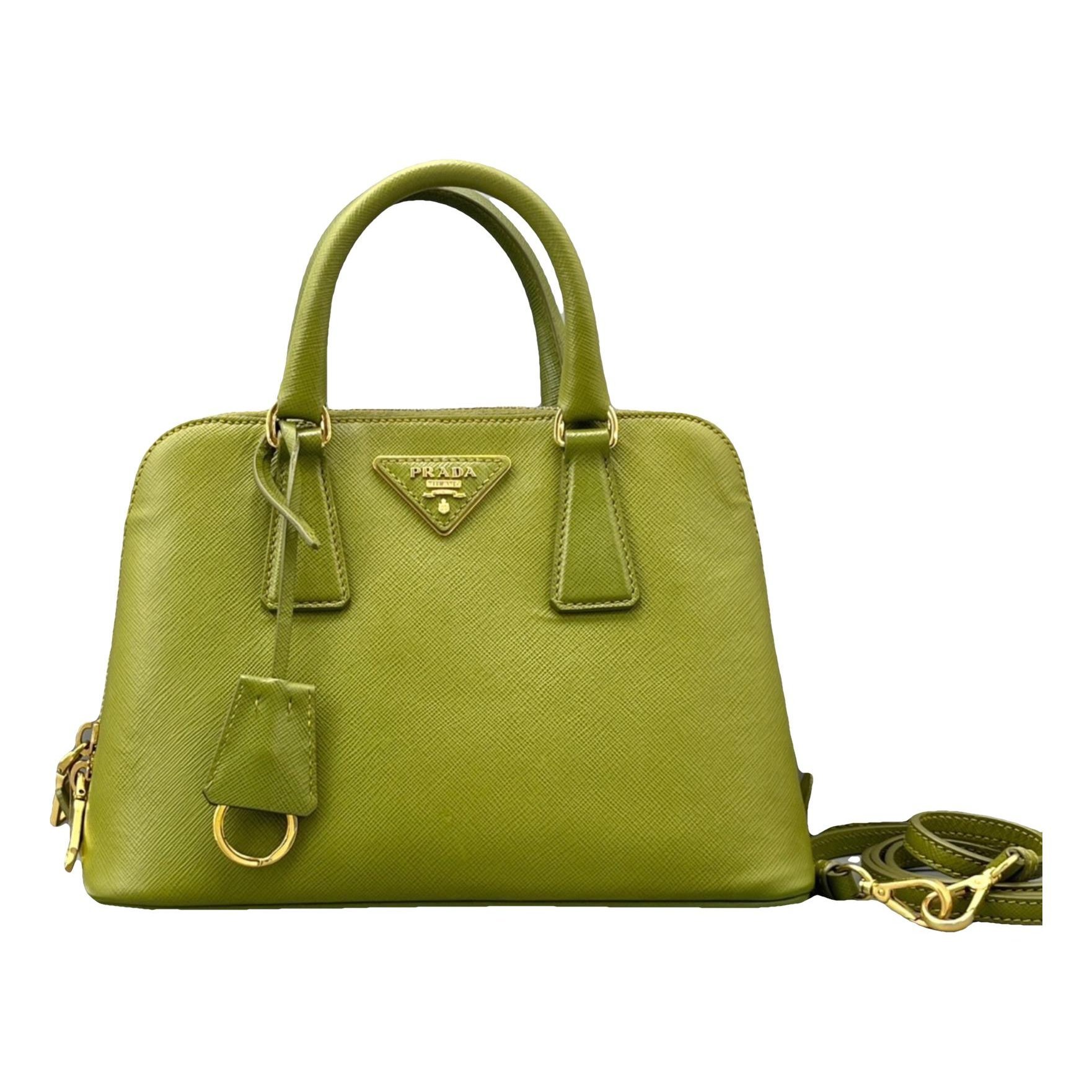 Promenade leather handbag