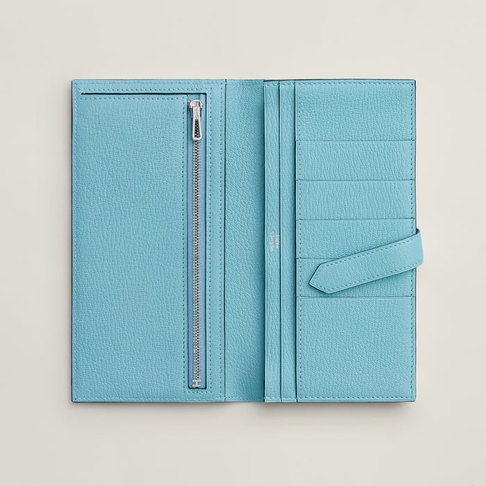 Bleu Zéphyr Bearn Wallet