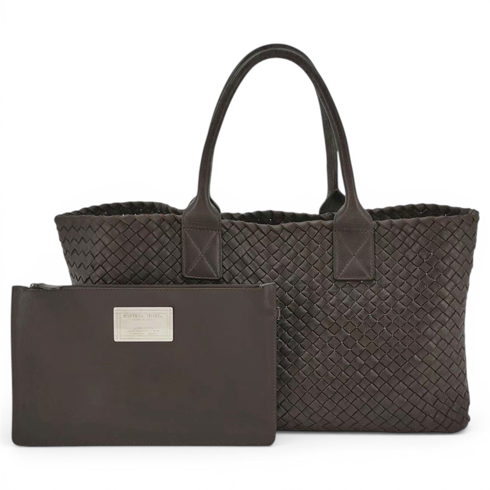 Bottega Veneta Cabat leather handbag