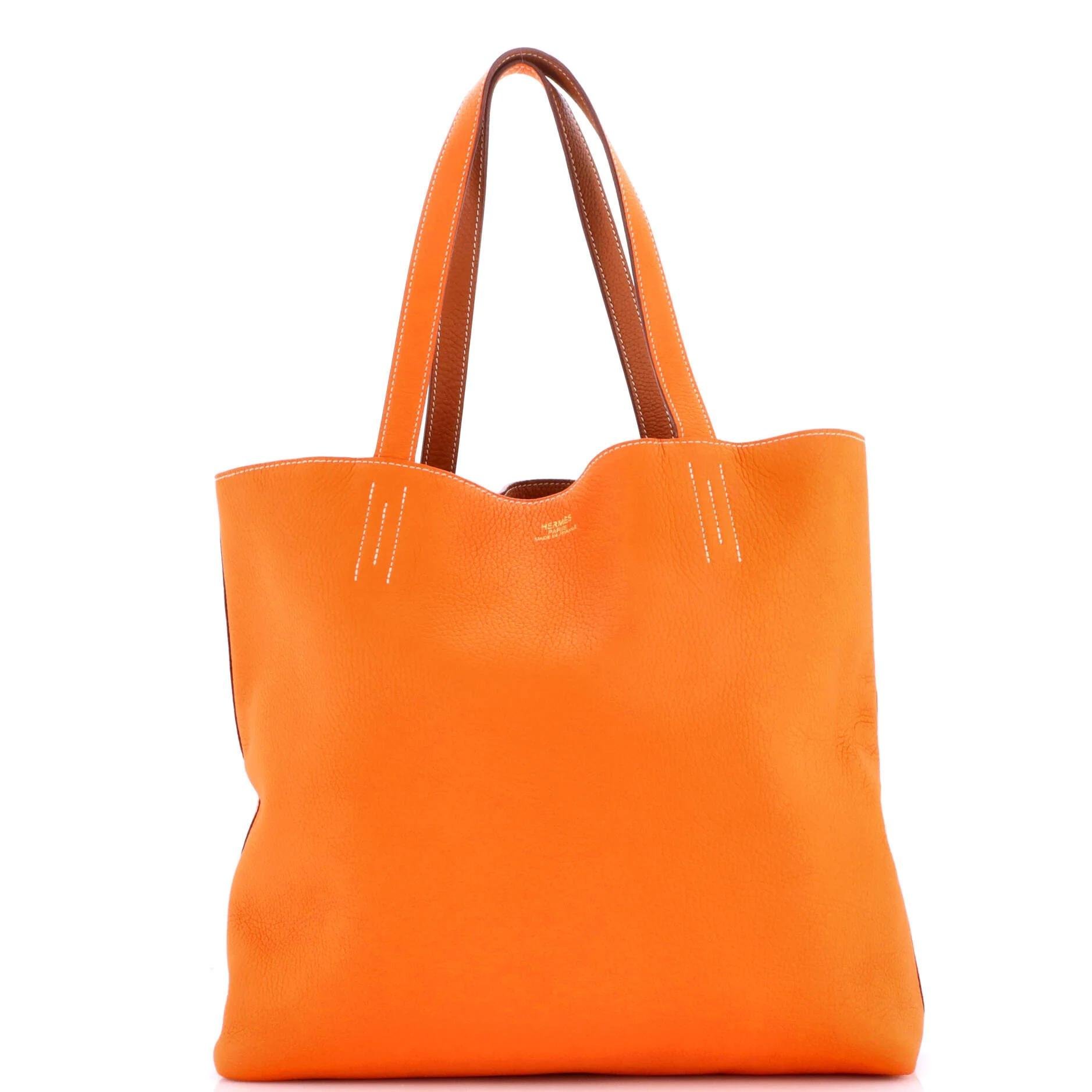 Leather tote