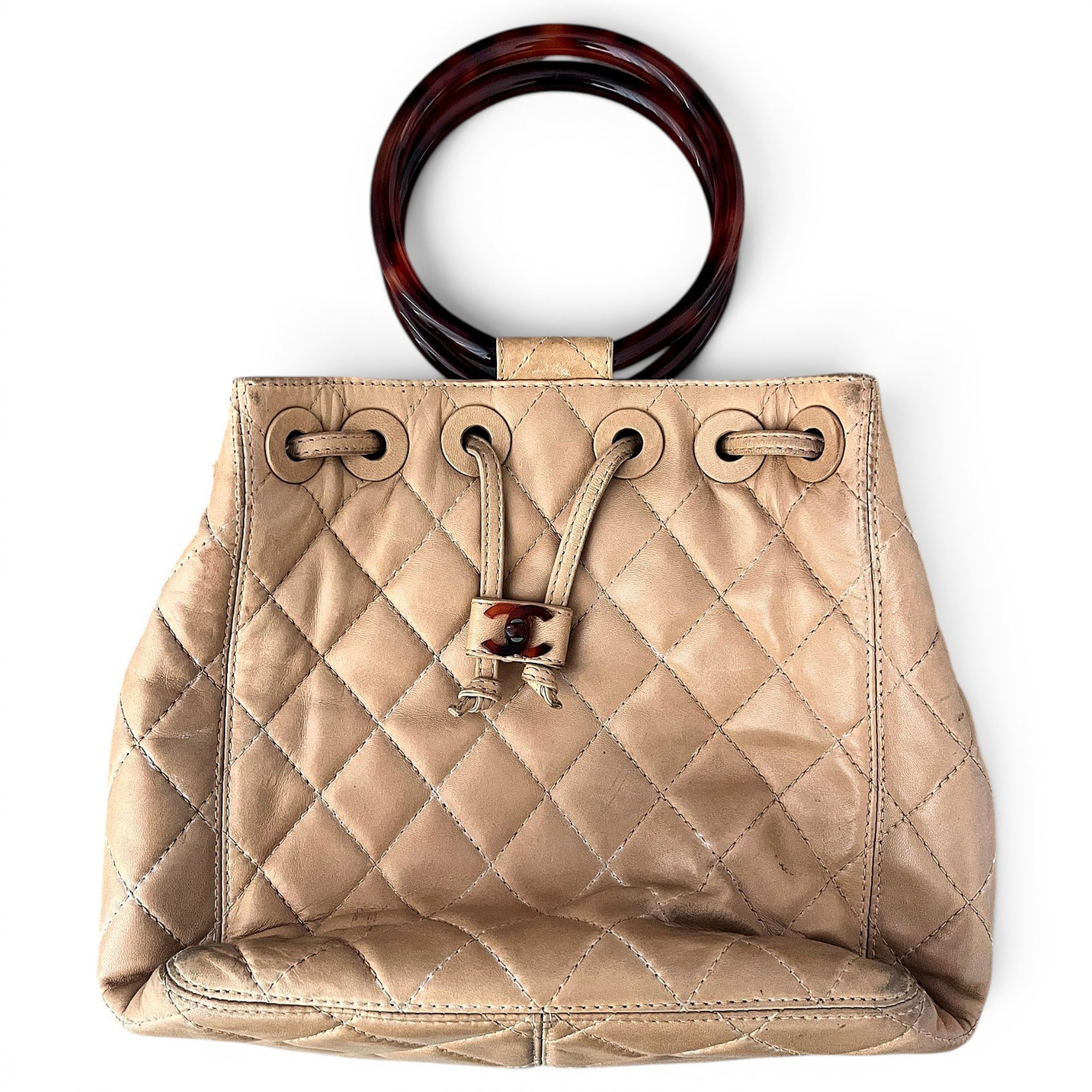 Leather handbag