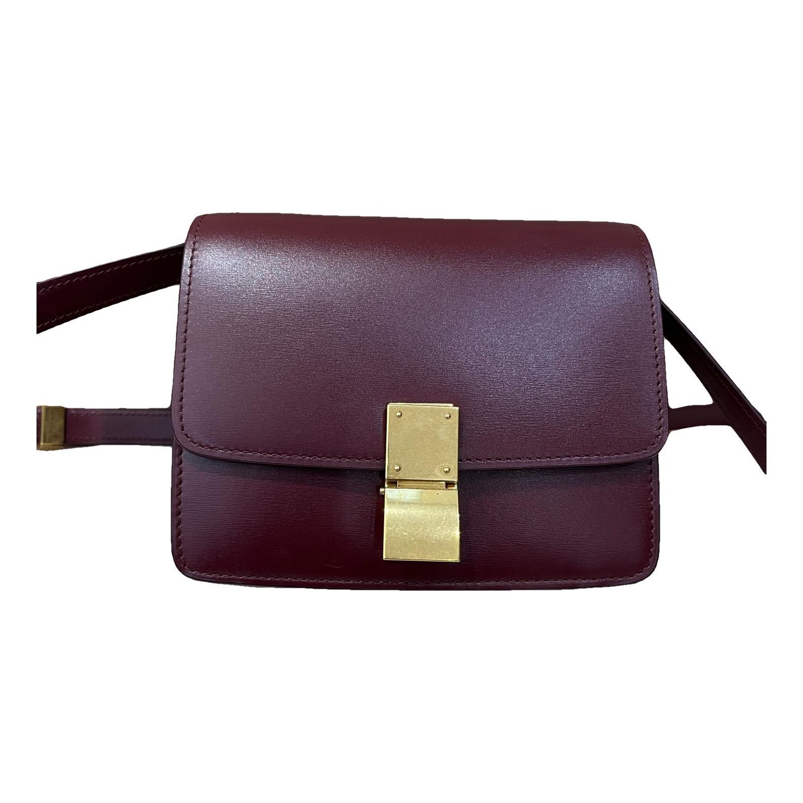Classic leather crossbody bag