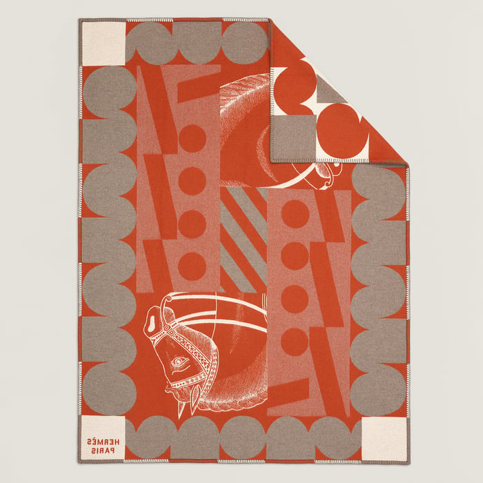 Rouge H Cheval Joker Blanket