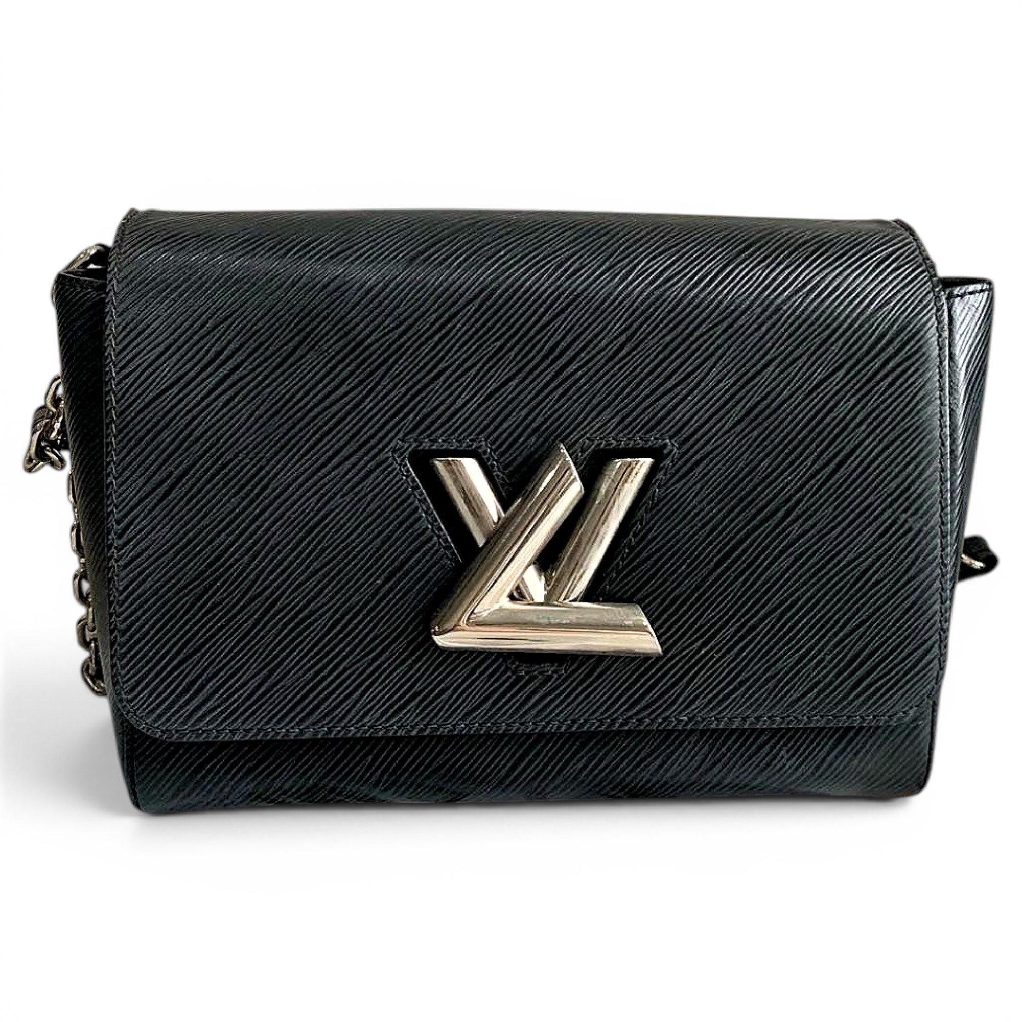 Twist leather handbag