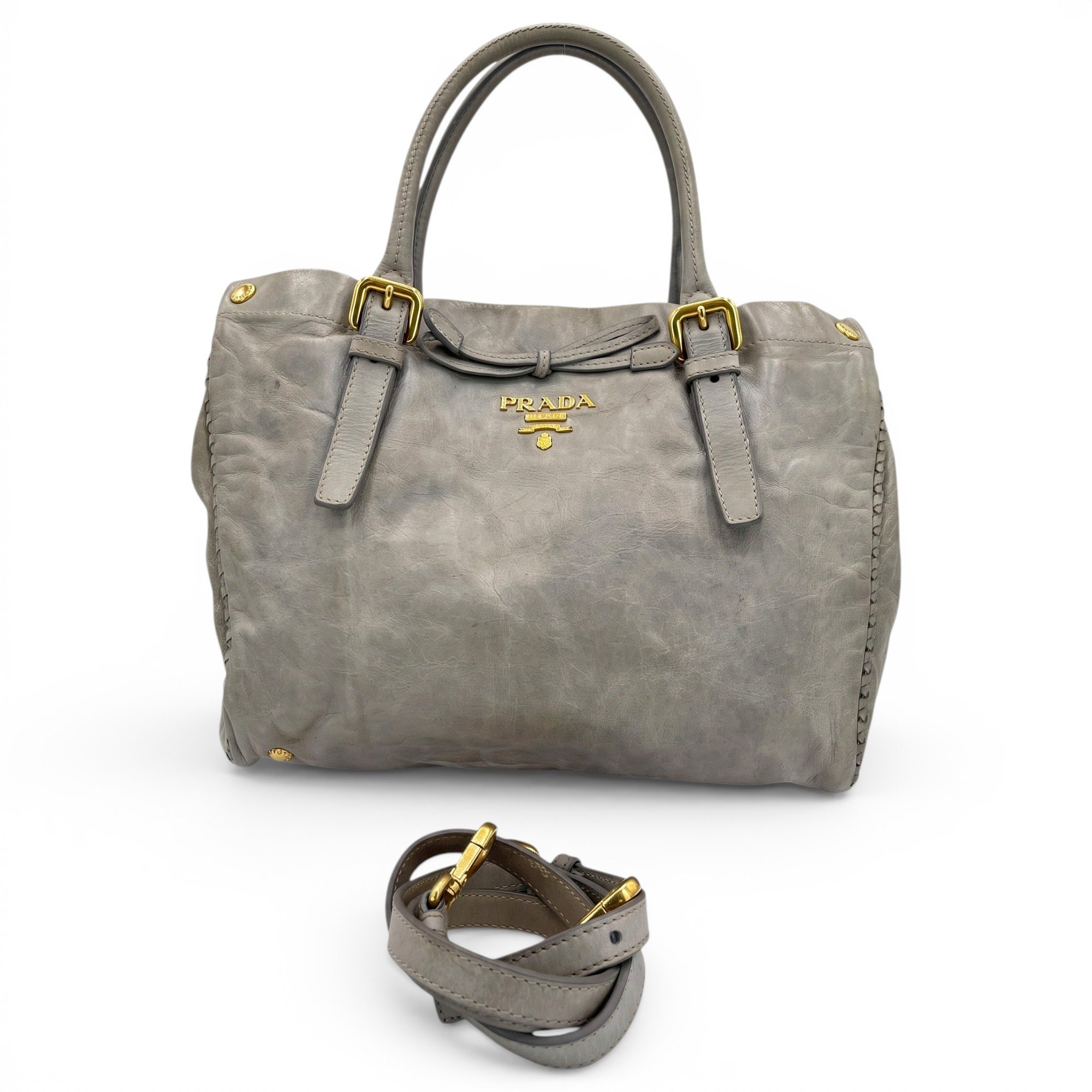 Leather handbag