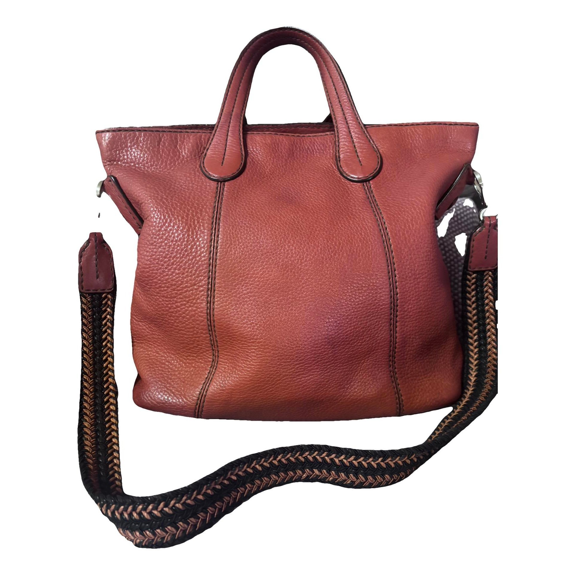 D Bag leather tote
