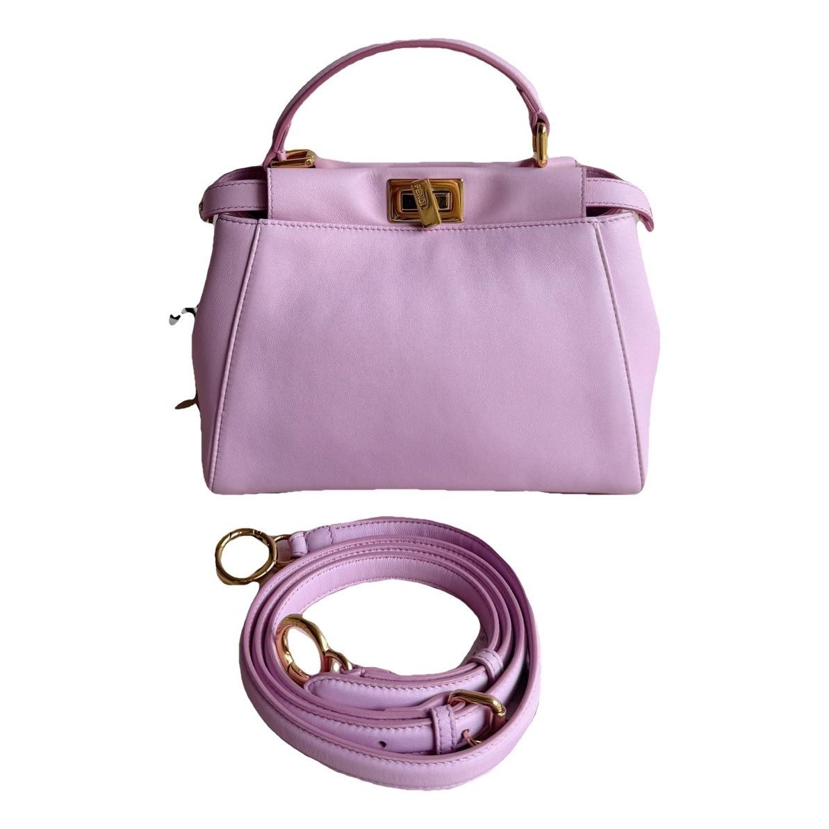 Peekaboo leather handbag