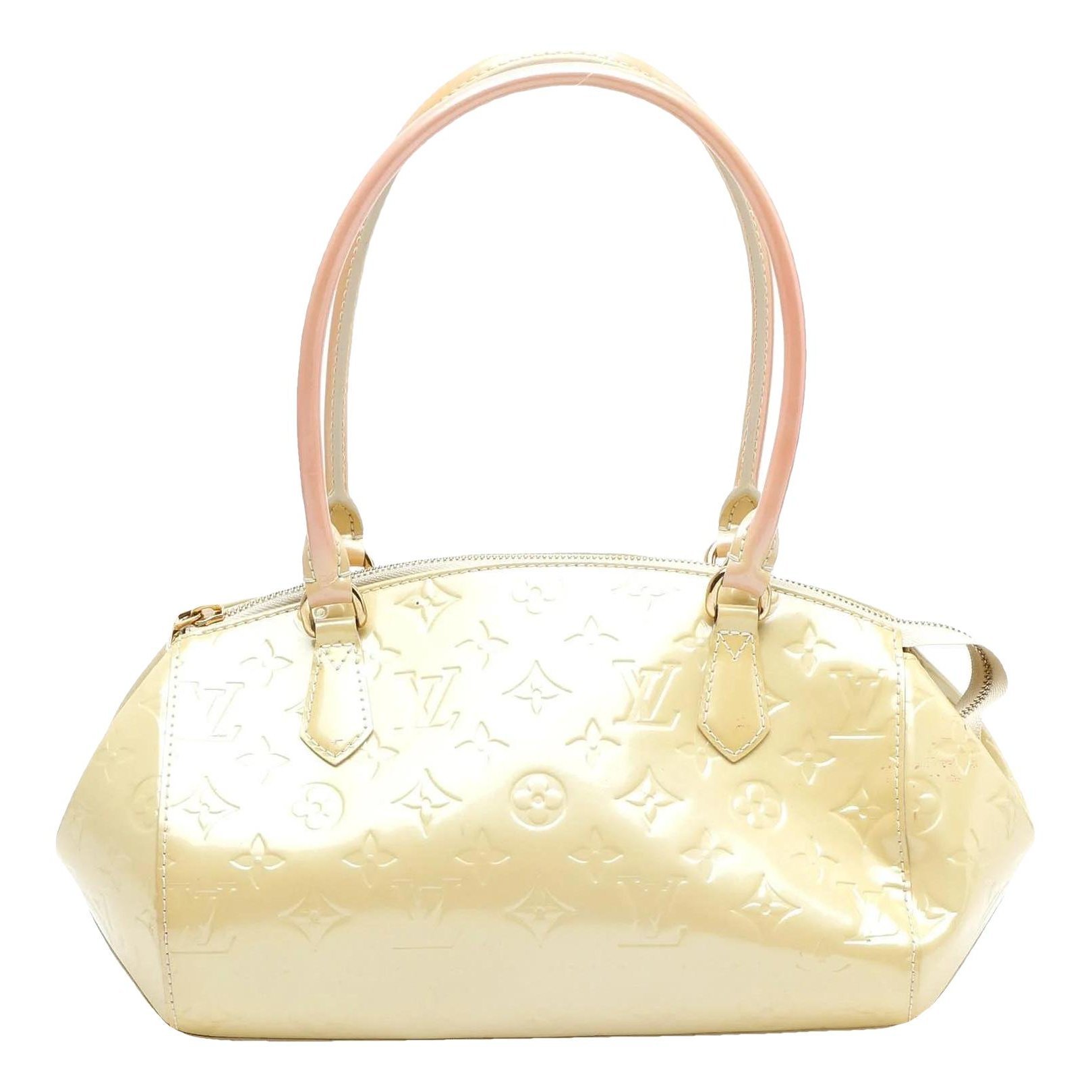 Sherwood patent leather handbag