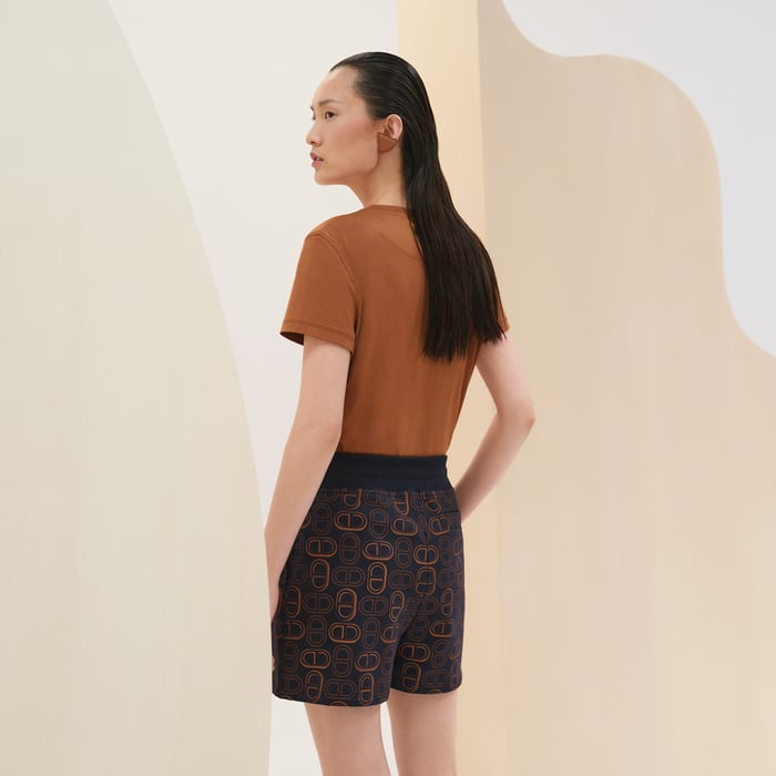 Bleu Gabier "Chaine d'Ancre" Shorts