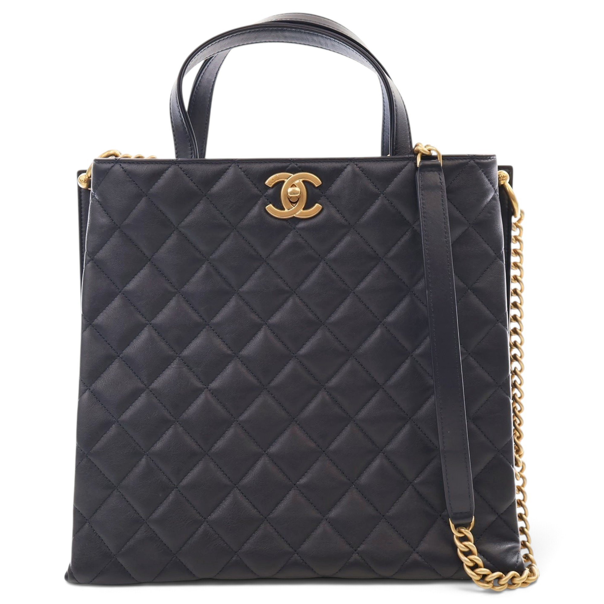 Leather tote
