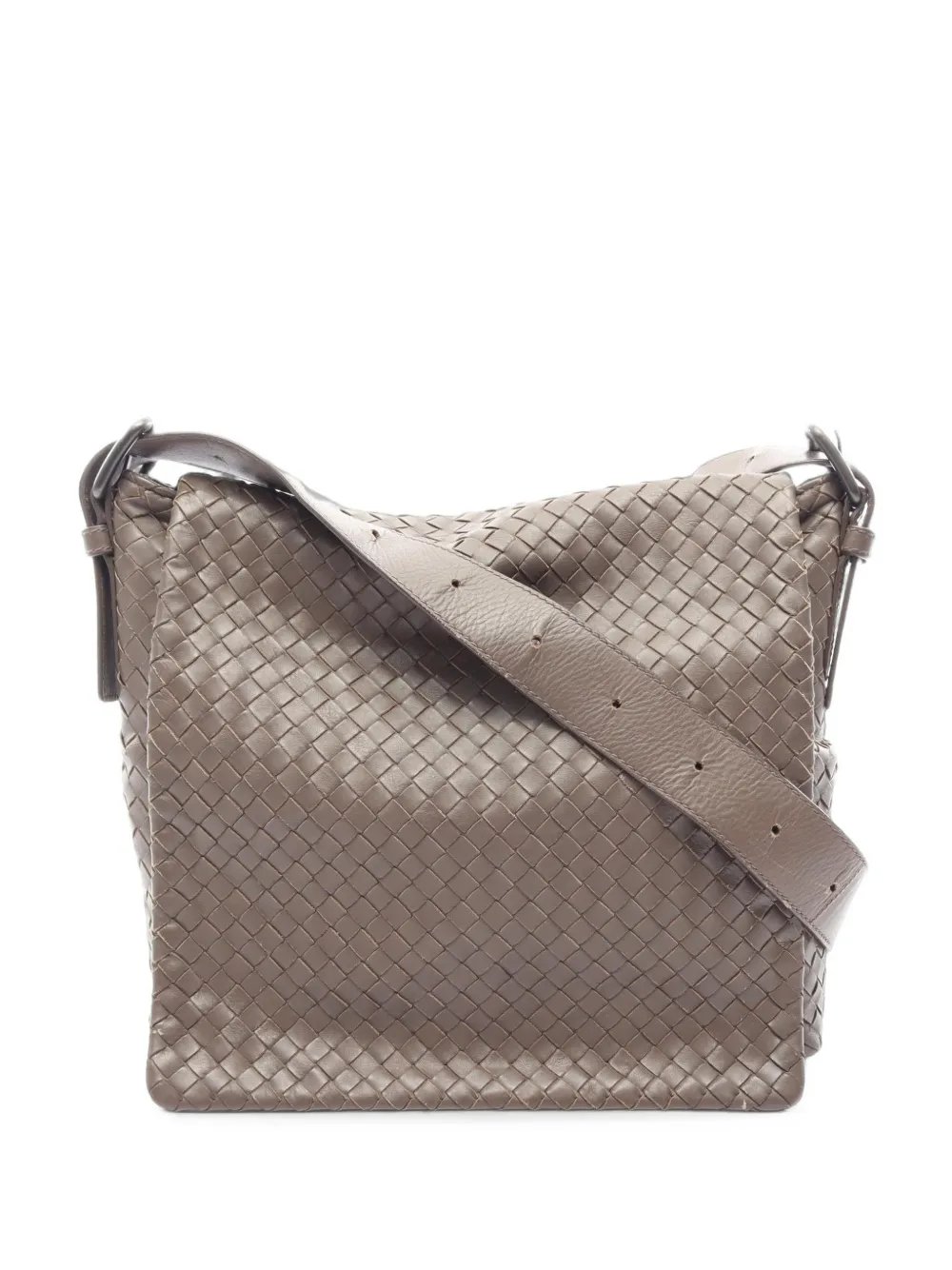 2000s Intrecciato messenger bag