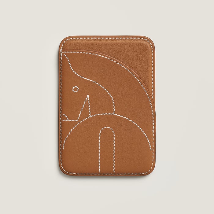 Gold "Horse" Magsafe Card Holder