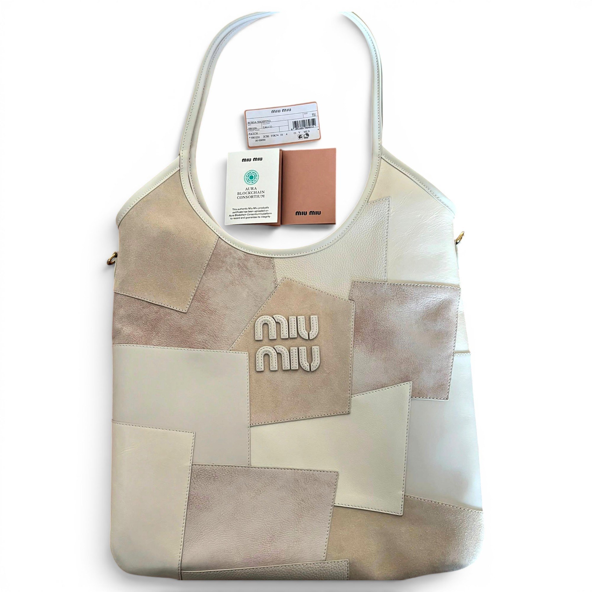 Miu Miu Ivy leather tote