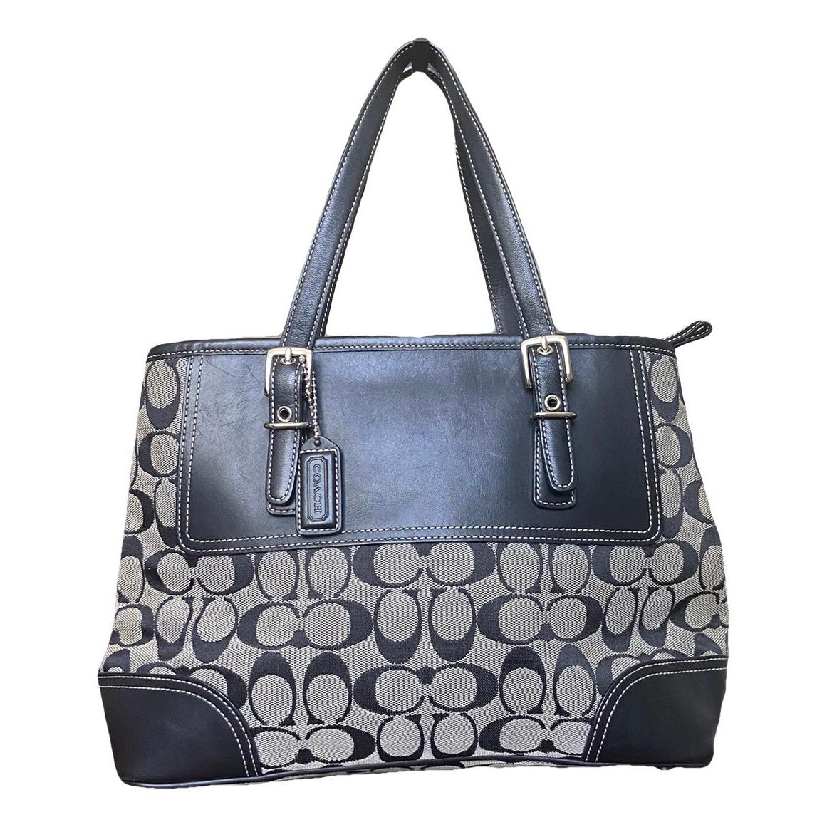CITY ZIP TOTE leather handbag