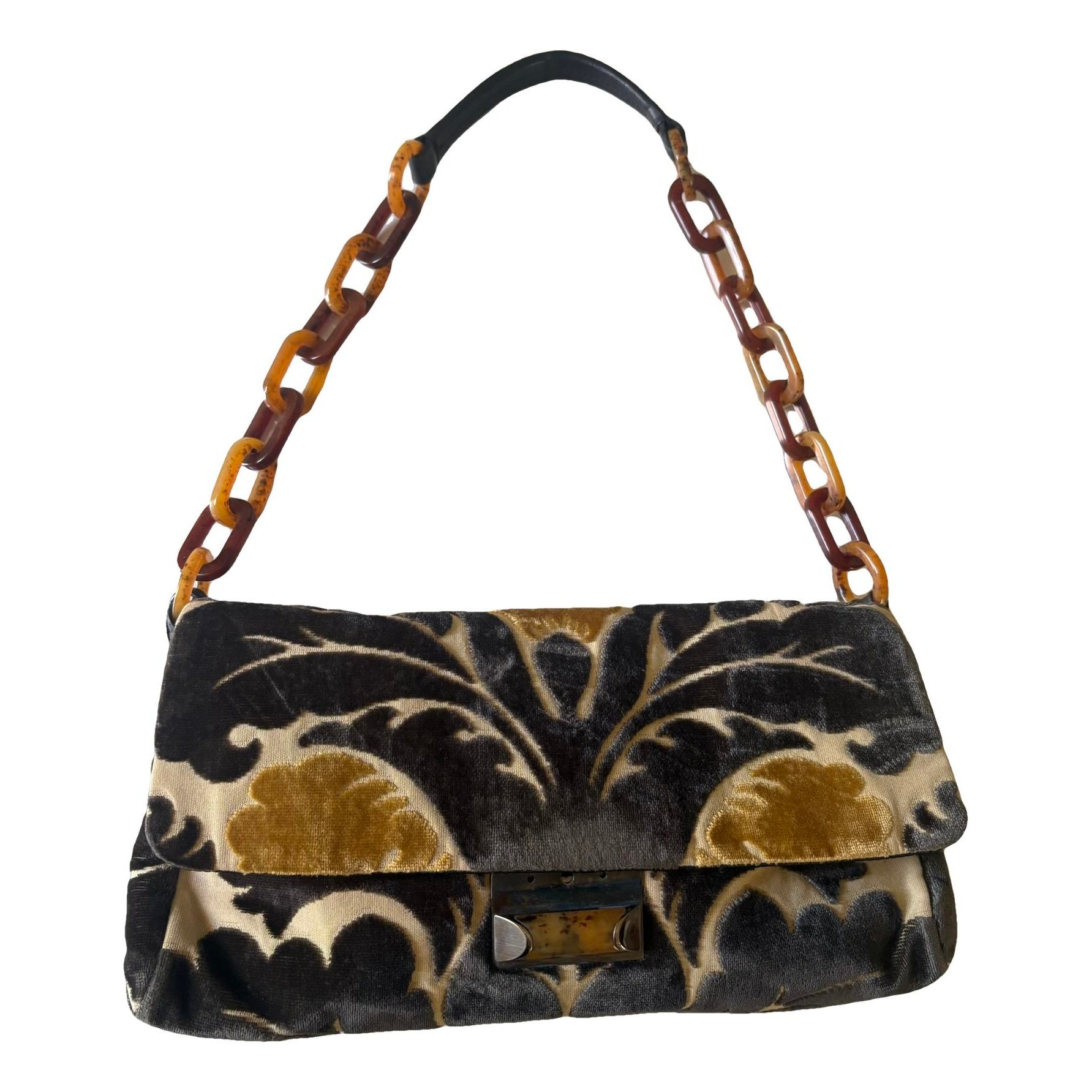 Velvet handbag