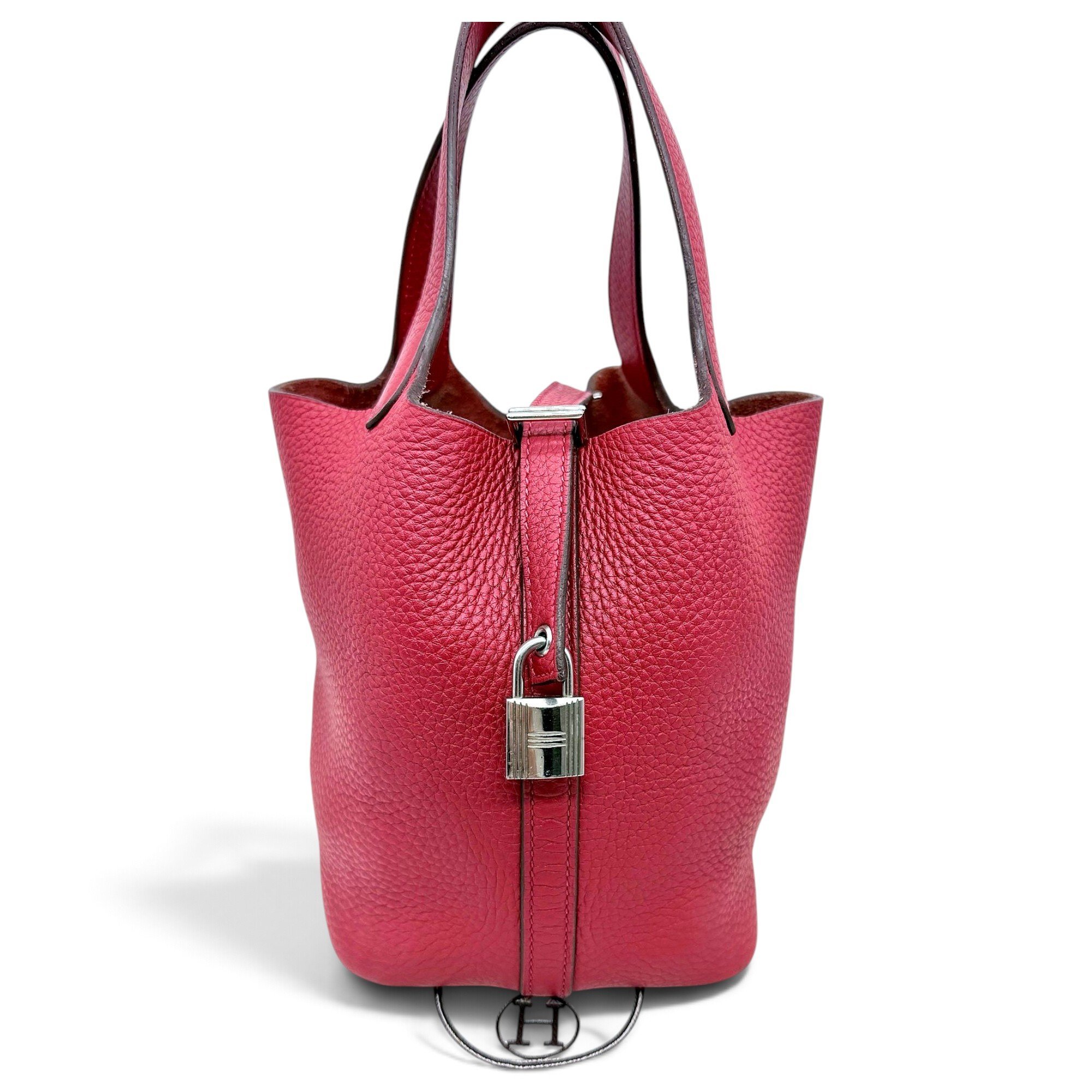 Picotin leather handbag