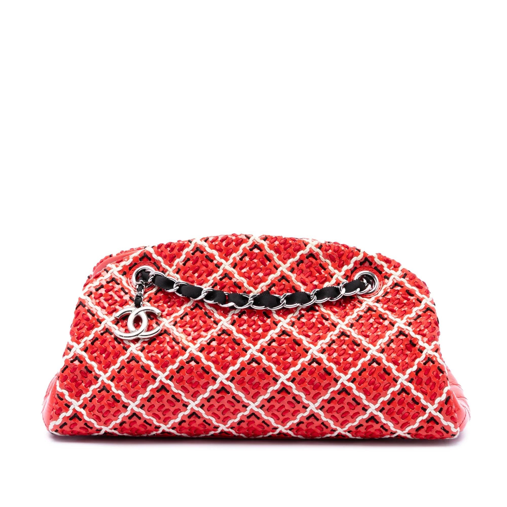 Mademoiselle patent leather handbag