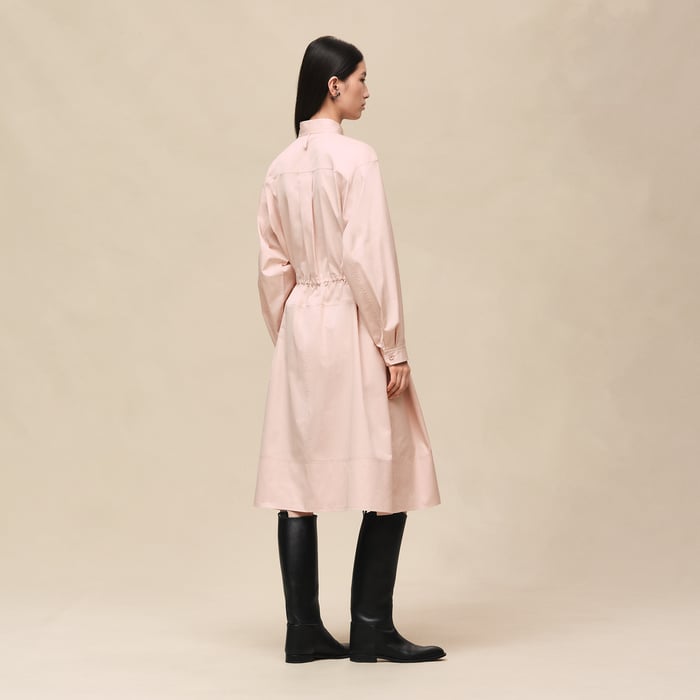Rose Palomino Drawstring Dress